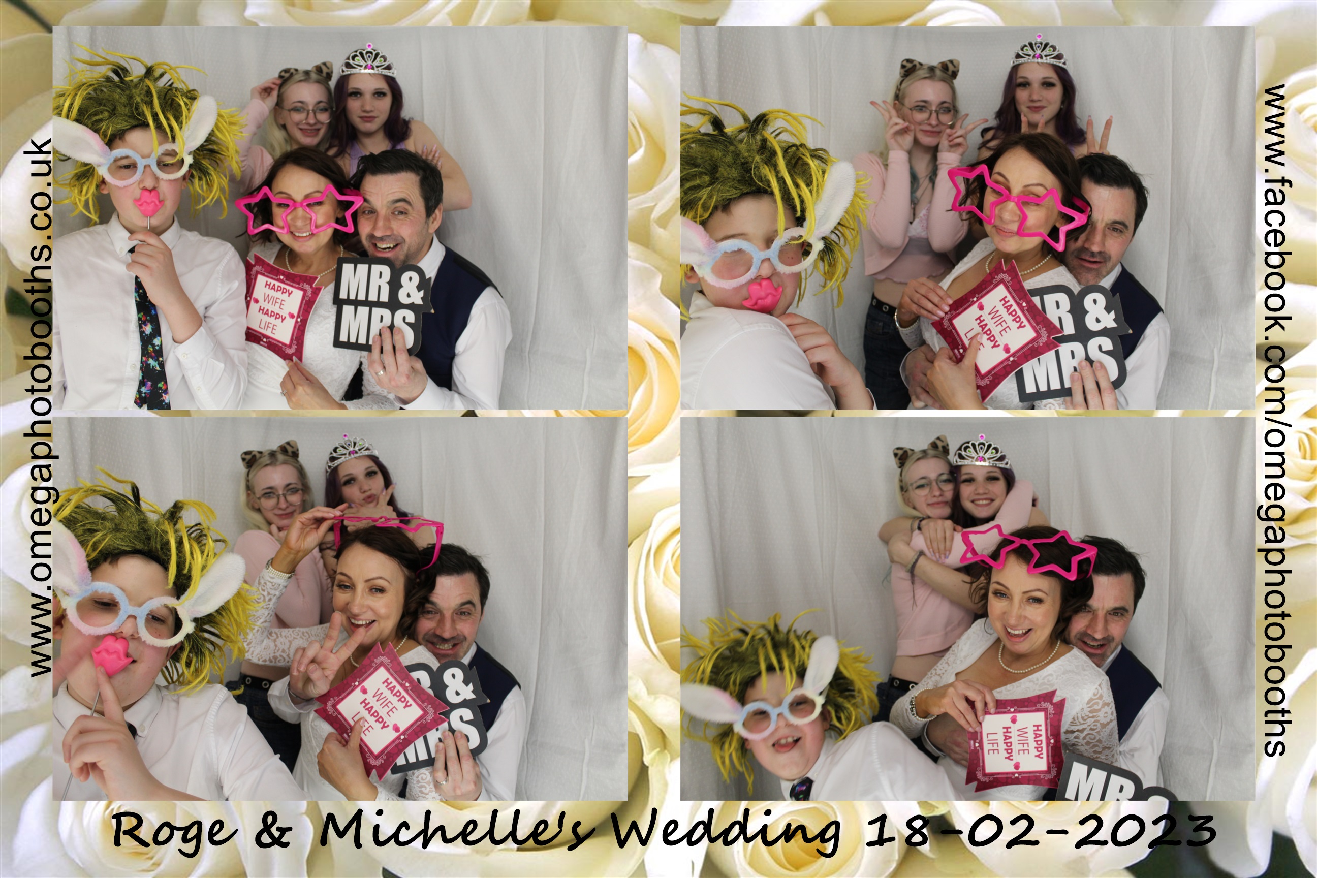 Michelle and Roger's Wedding | View more photos from the event at gallery.omegaphotobooths.co.uk/u/Omega-Photobooths/Michelle-and-Rogers-Wedding