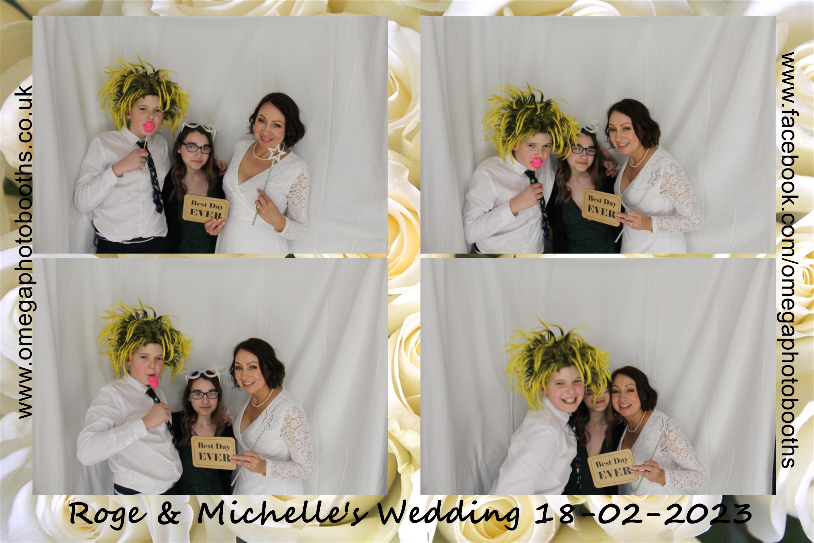 Michelle and Roger's Wedding | View more photos from the event at gallery.omegaphotobooths.co.uk/u/Omega-Photobooths/Michelle-and-Rogers-Wedding