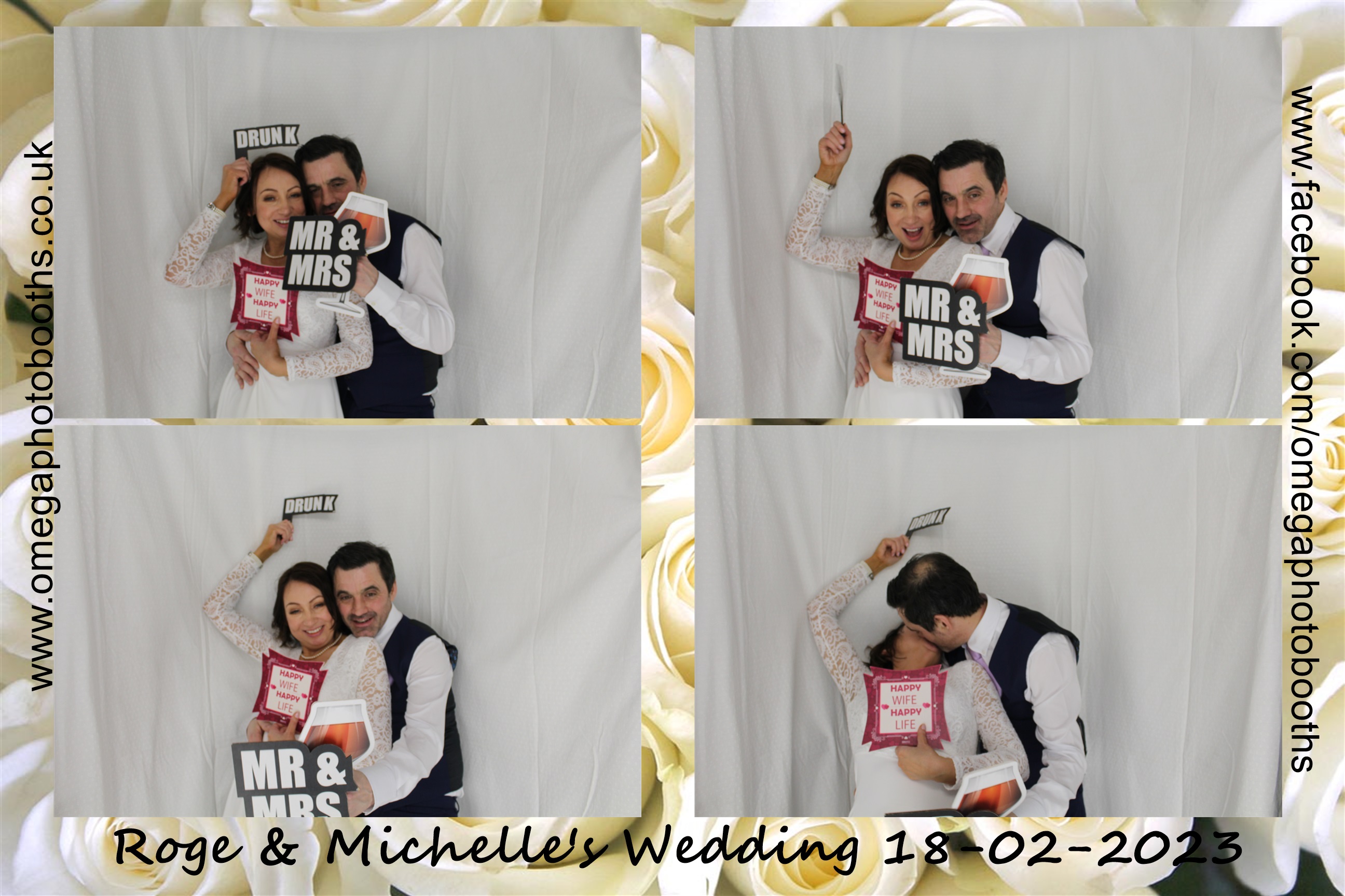 Michelle and Roger's Wedding | View more photos from the event at gallery.omegaphotobooths.co.uk/u/Omega-Photobooths/Michelle-and-Rogers-Wedding