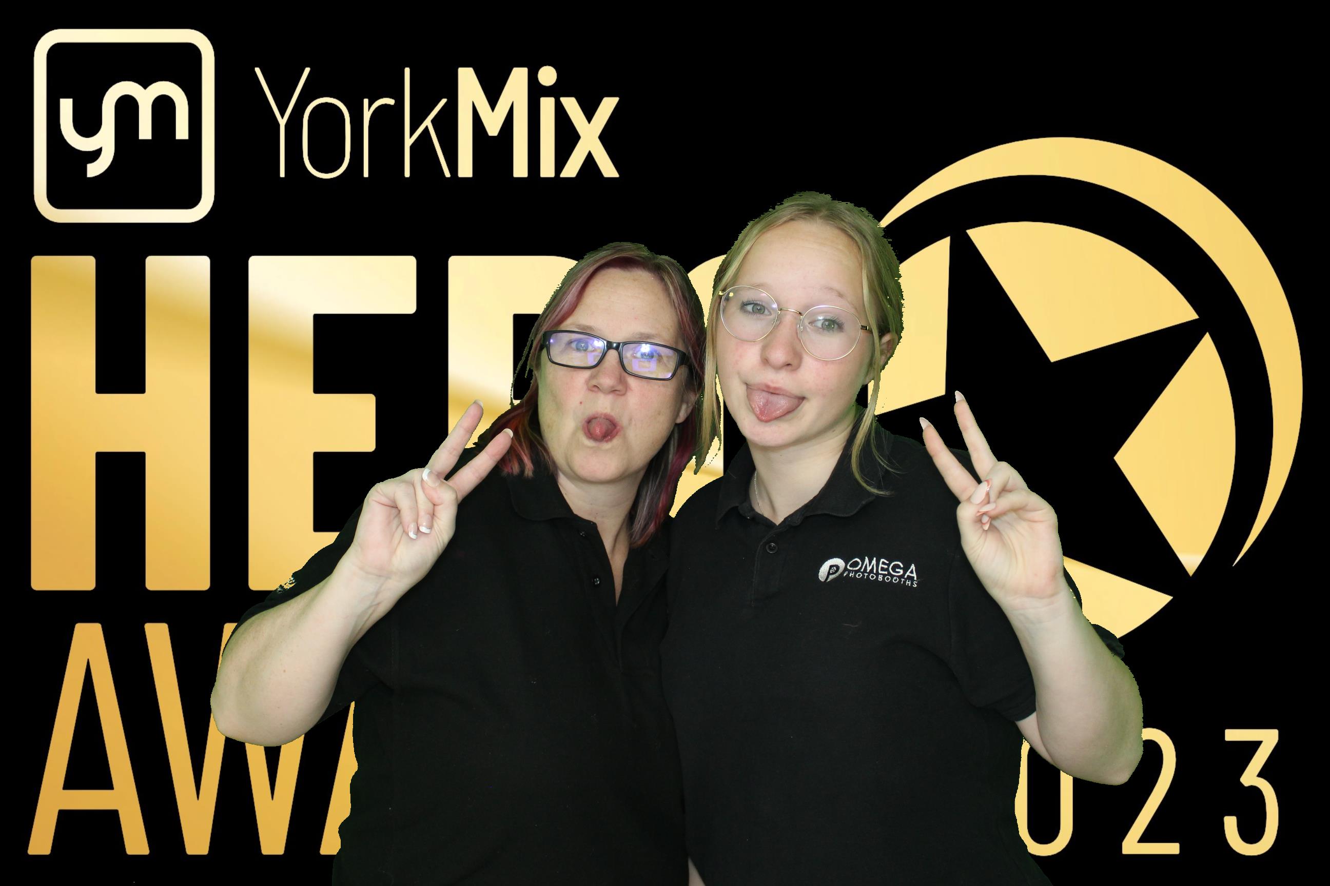 YORKMIX HERO AWARDS 2023 | View more photos from the event at gallery.omegaphotobooths.co.uk/u/Omega-Photobooths/YORKMIX-HERO-AWARDS-2023