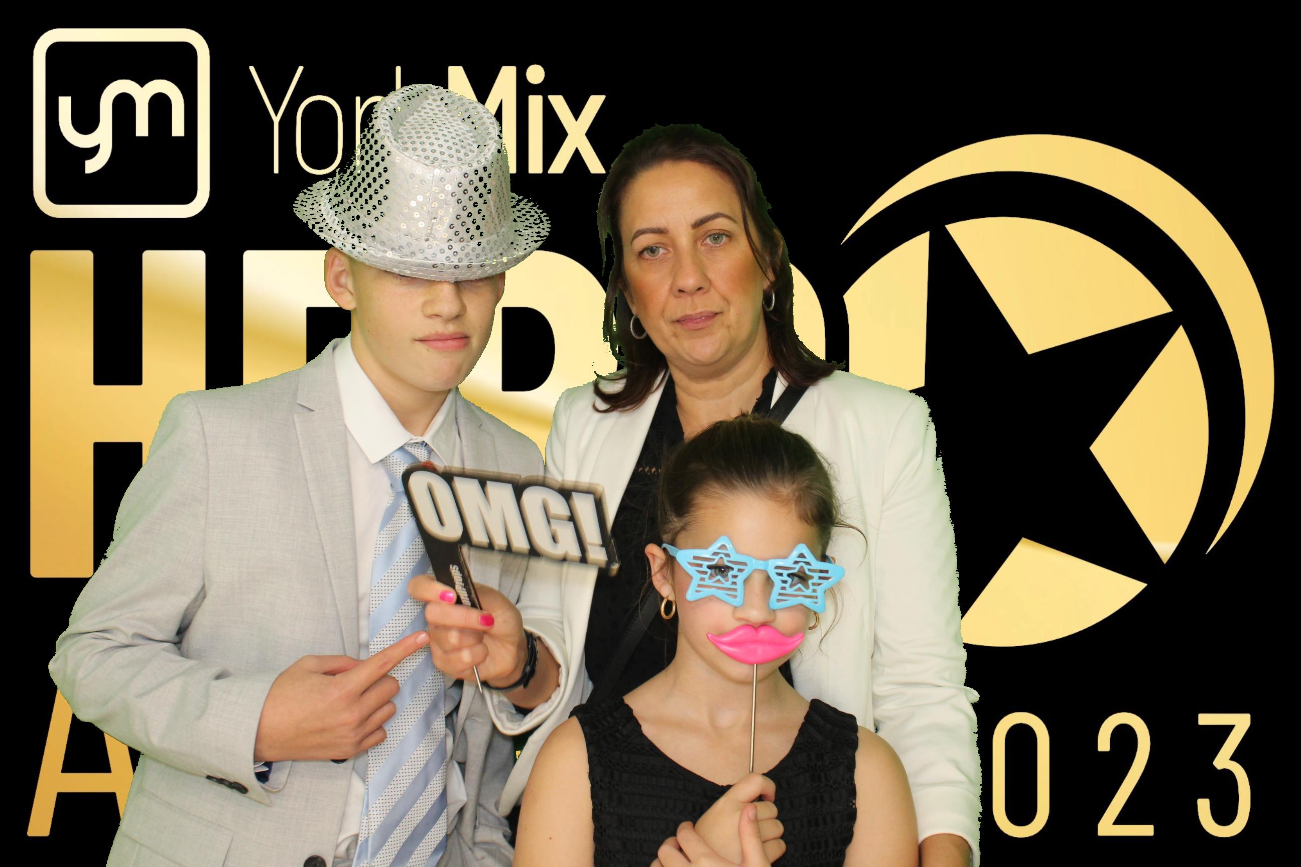 YORKMIX HERO AWARDS 2023 | View more photos from the event at gallery.omegaphotobooths.co.uk/u/Omega-Photobooths/YORKMIX-HERO-AWARDS-2023