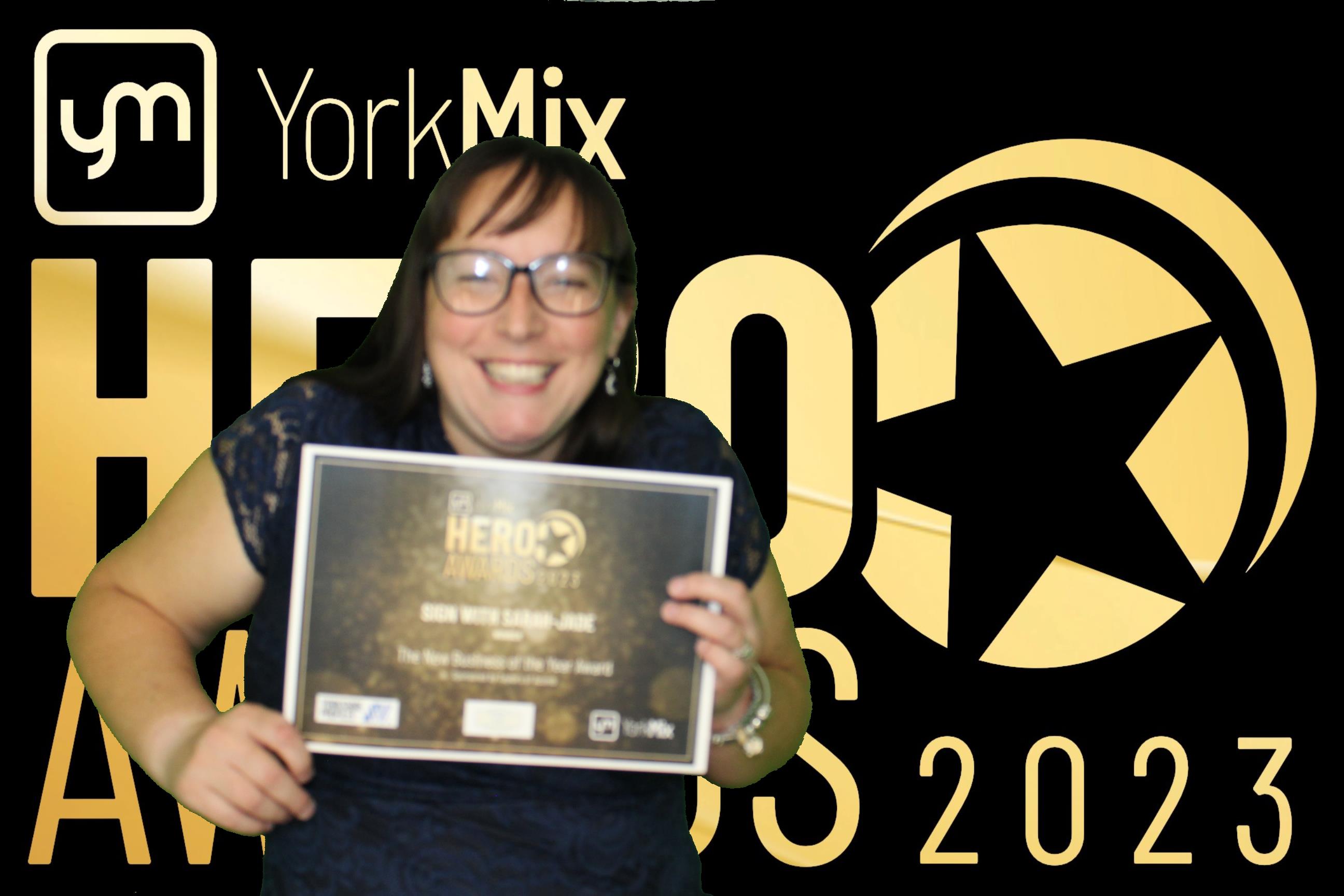 YORKMIX HERO AWARDS 2023 | View more photos from the event at gallery.omegaphotobooths.co.uk/u/Omega-Photobooths/YORKMIX-HERO-AWARDS-2023
