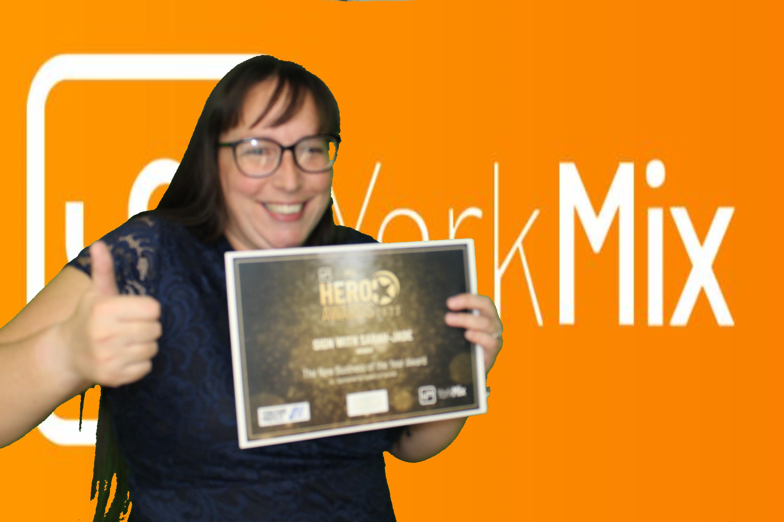 YORKMIX HERO AWARDS 2023 | View more photos from the event at gallery.omegaphotobooths.co.uk/u/Omega-Photobooths/YORKMIX-HERO-AWARDS-2023