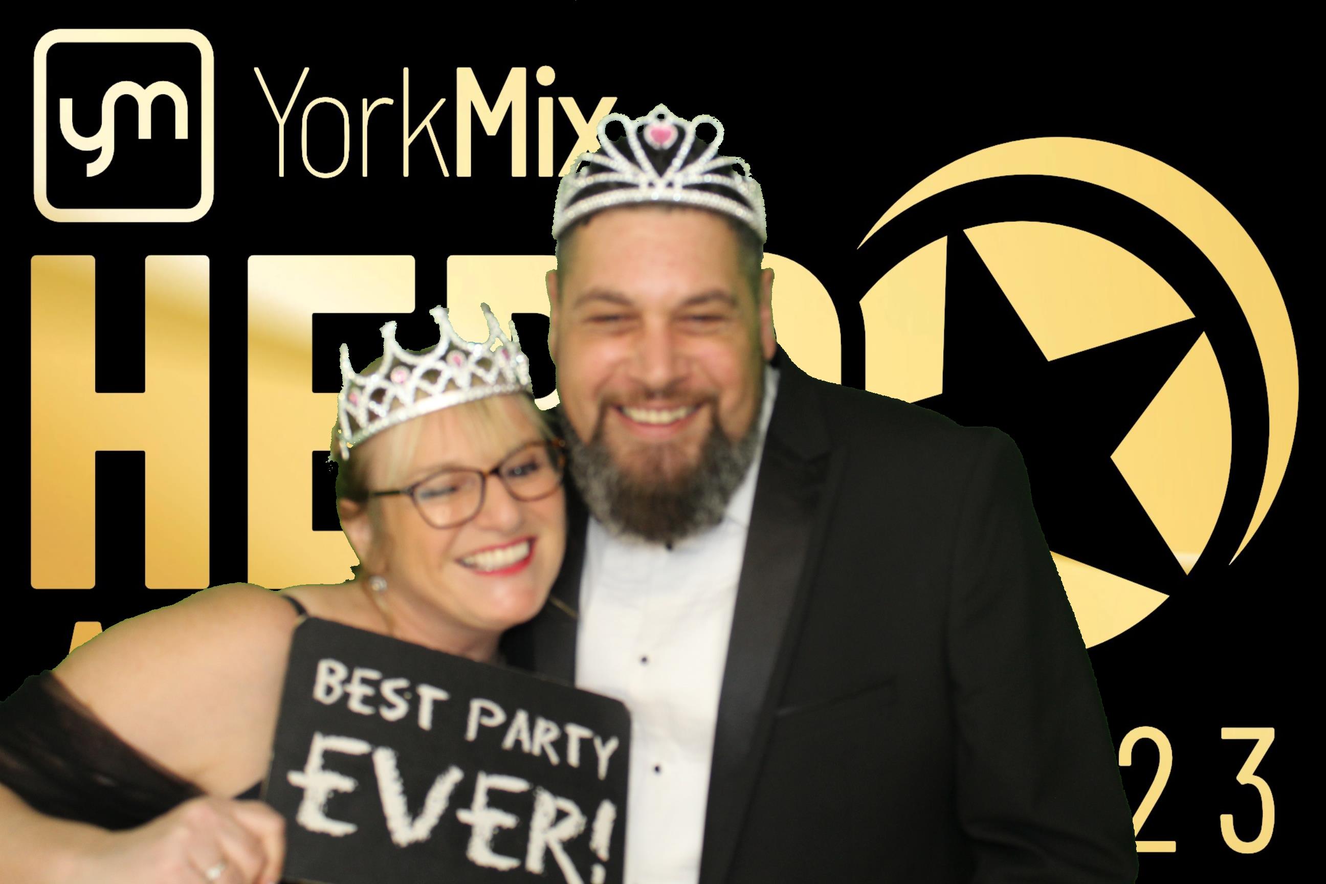YORKMIX HERO AWARDS 2023 | View more photos from the event at gallery.omegaphotobooths.co.uk/u/Omega-Photobooths/YORKMIX-HERO-AWARDS-2023