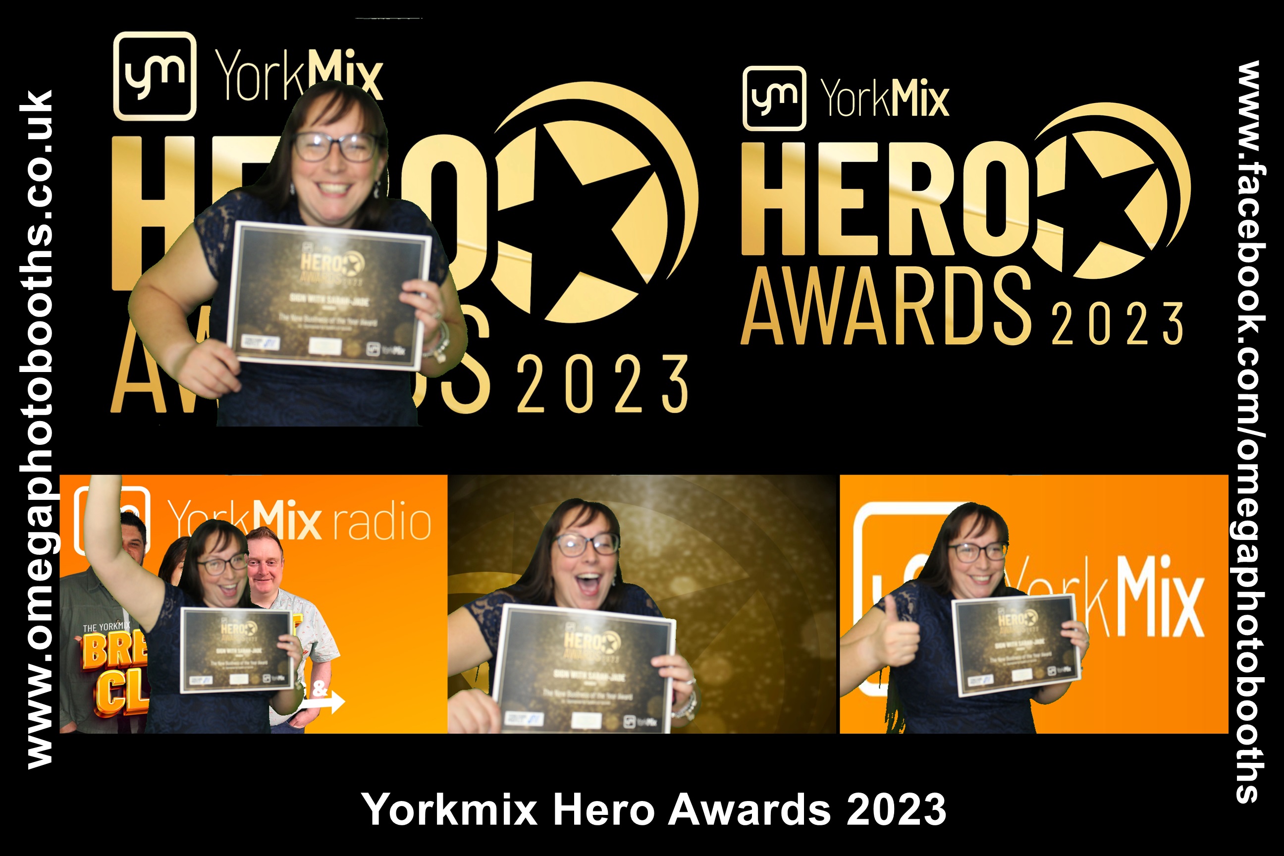 YORKMIX HERO AWARDS 2023 | View more photos from the event at gallery.omegaphotobooths.co.uk/u/Omega-Photobooths/YORKMIX-HERO-AWARDS-2023