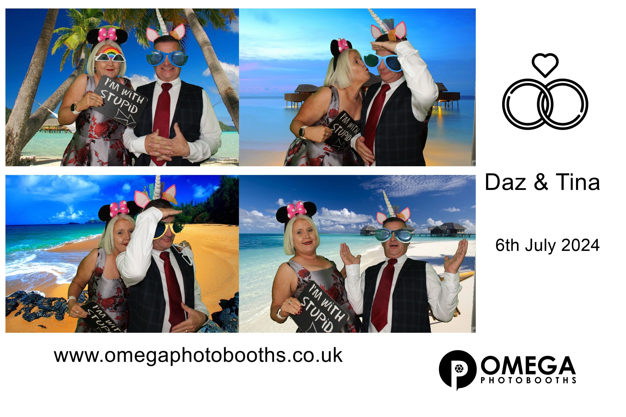 Daz & Tina's Wedding | View more photos from the event at gallery.omegaphotobooths.co.uk/u/Omega-Photobooths/Daz-Tinas-Wedding
