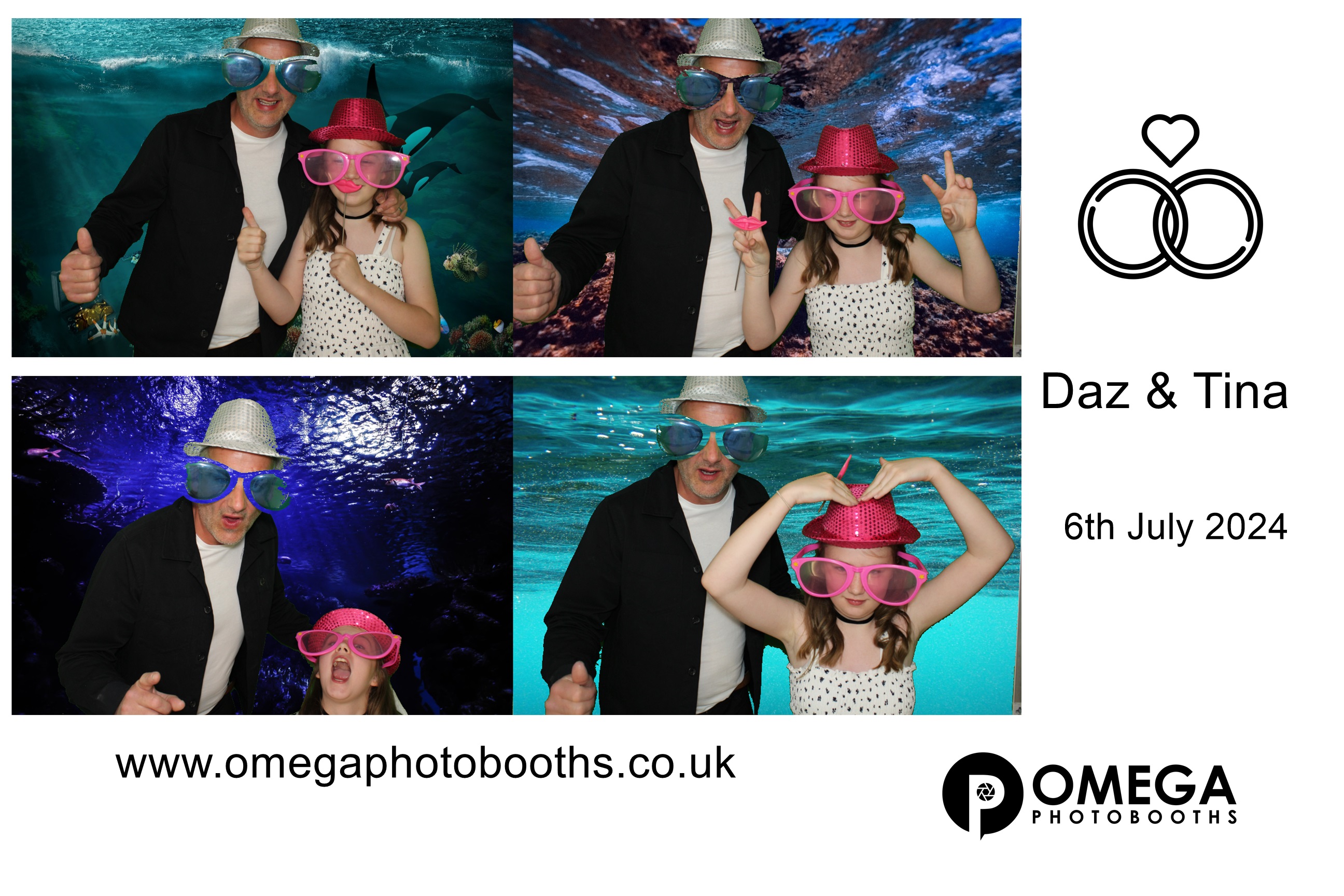 Daz & Tina's Wedding | View more photos from the event at gallery.omegaphotobooths.co.uk/u/Omega-Photobooths/Daz-Tinas-Wedding