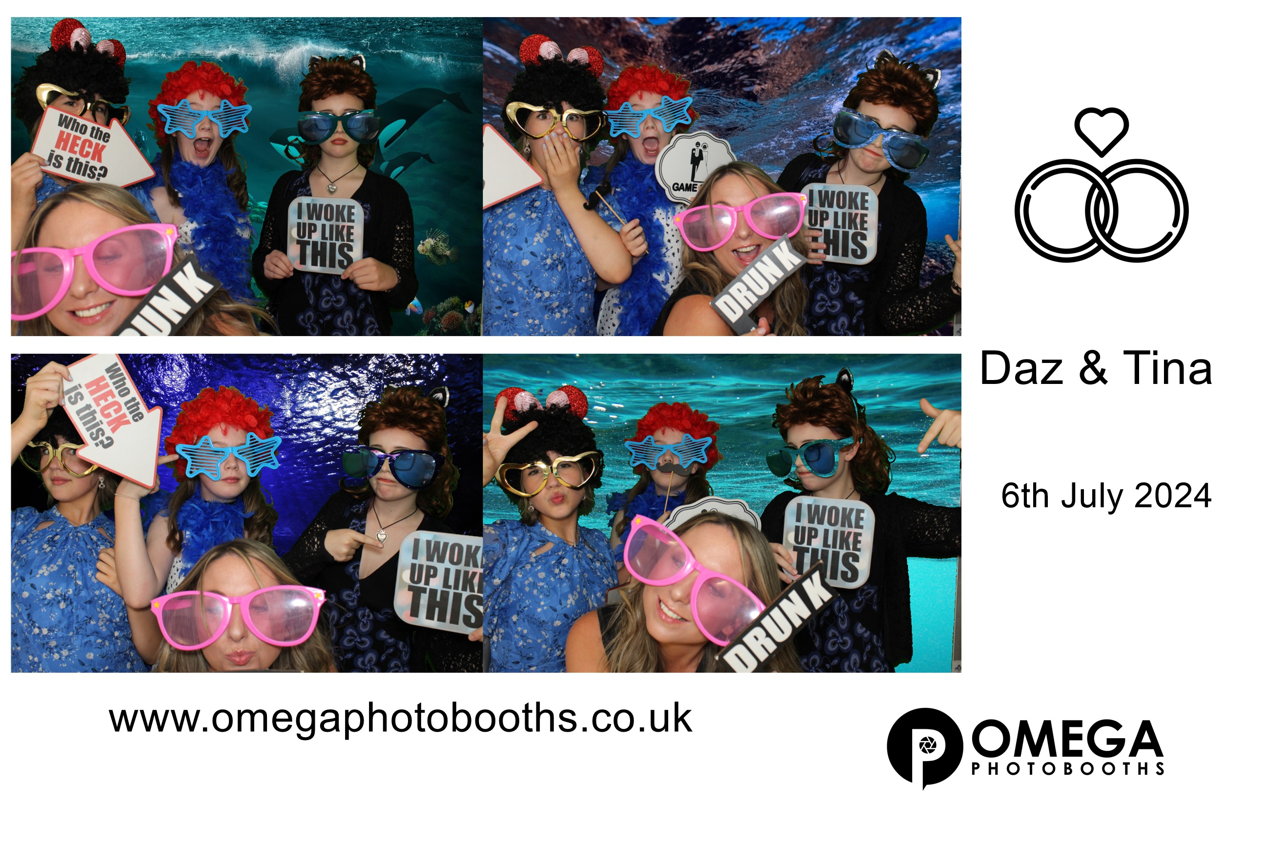 Daz & Tina's Wedding | View more photos from the event at gallery.omegaphotobooths.co.uk/u/Omega-Photobooths/Daz-Tinas-Wedding