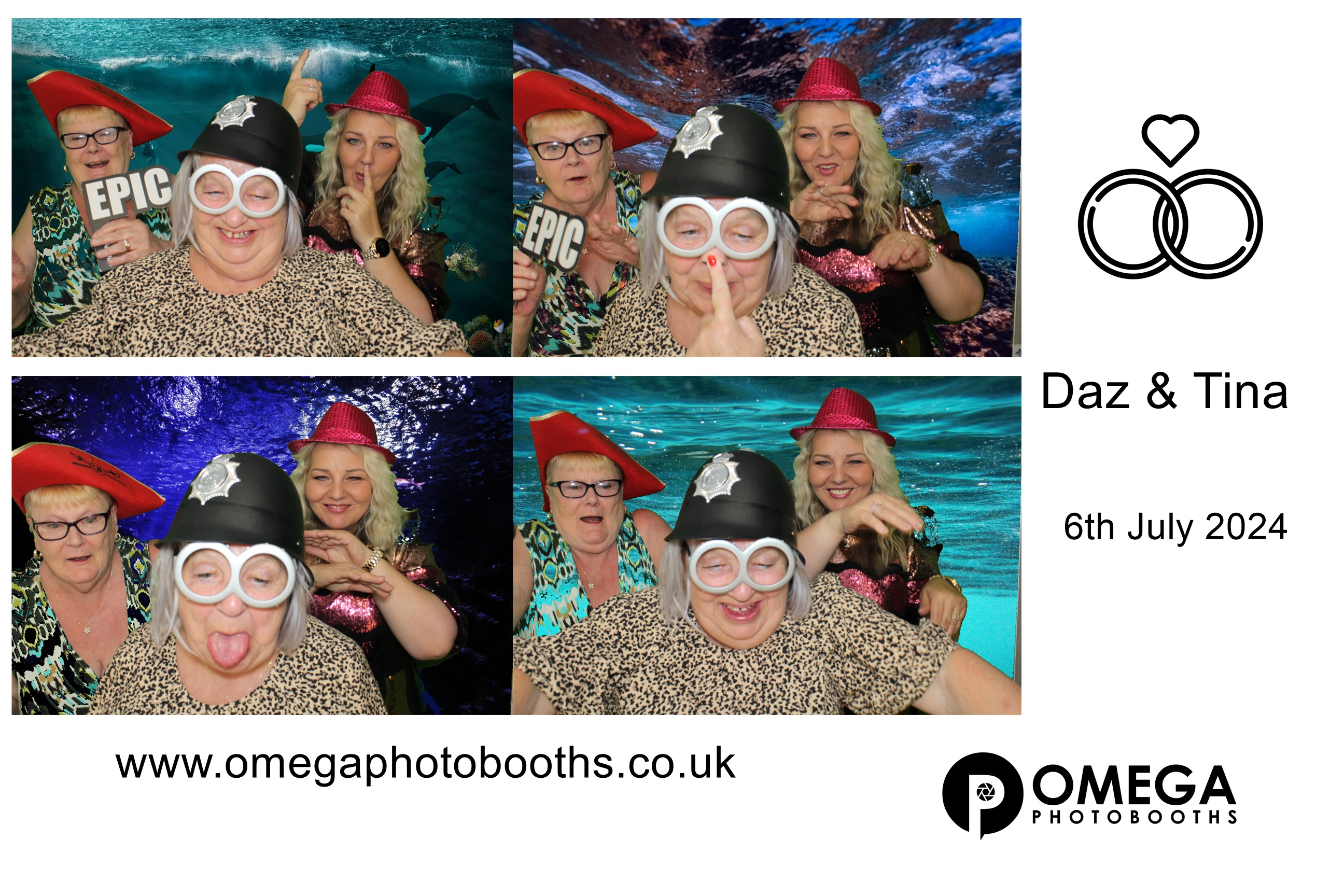 Daz & Tina's Wedding | View more photos from the event at gallery.omegaphotobooths.co.uk/u/Omega-Photobooths/Daz-Tinas-Wedding