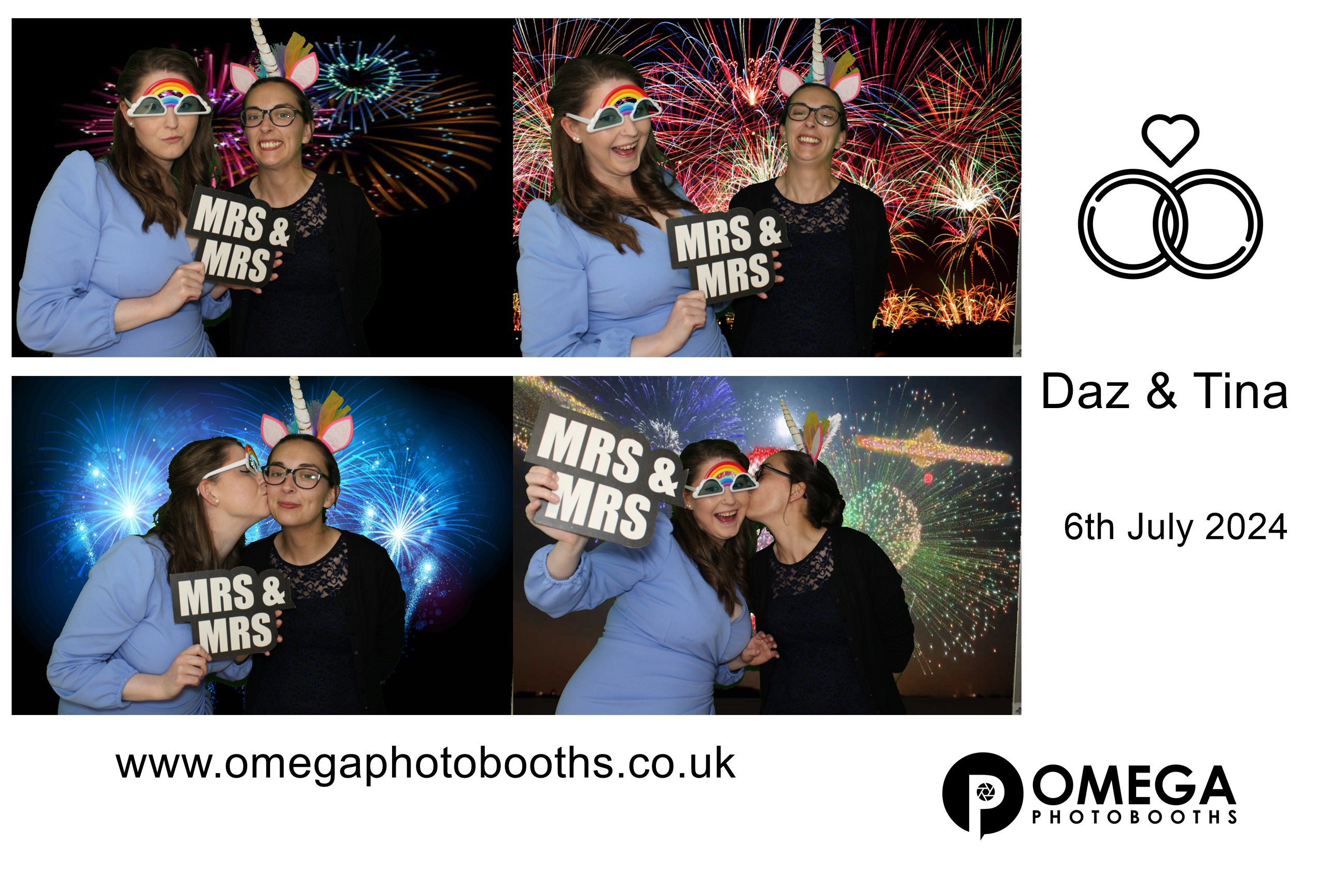 Daz & Tina's Wedding | View more photos from the event at gallery.omegaphotobooths.co.uk/u/Omega-Photobooths/Daz-Tinas-Wedding