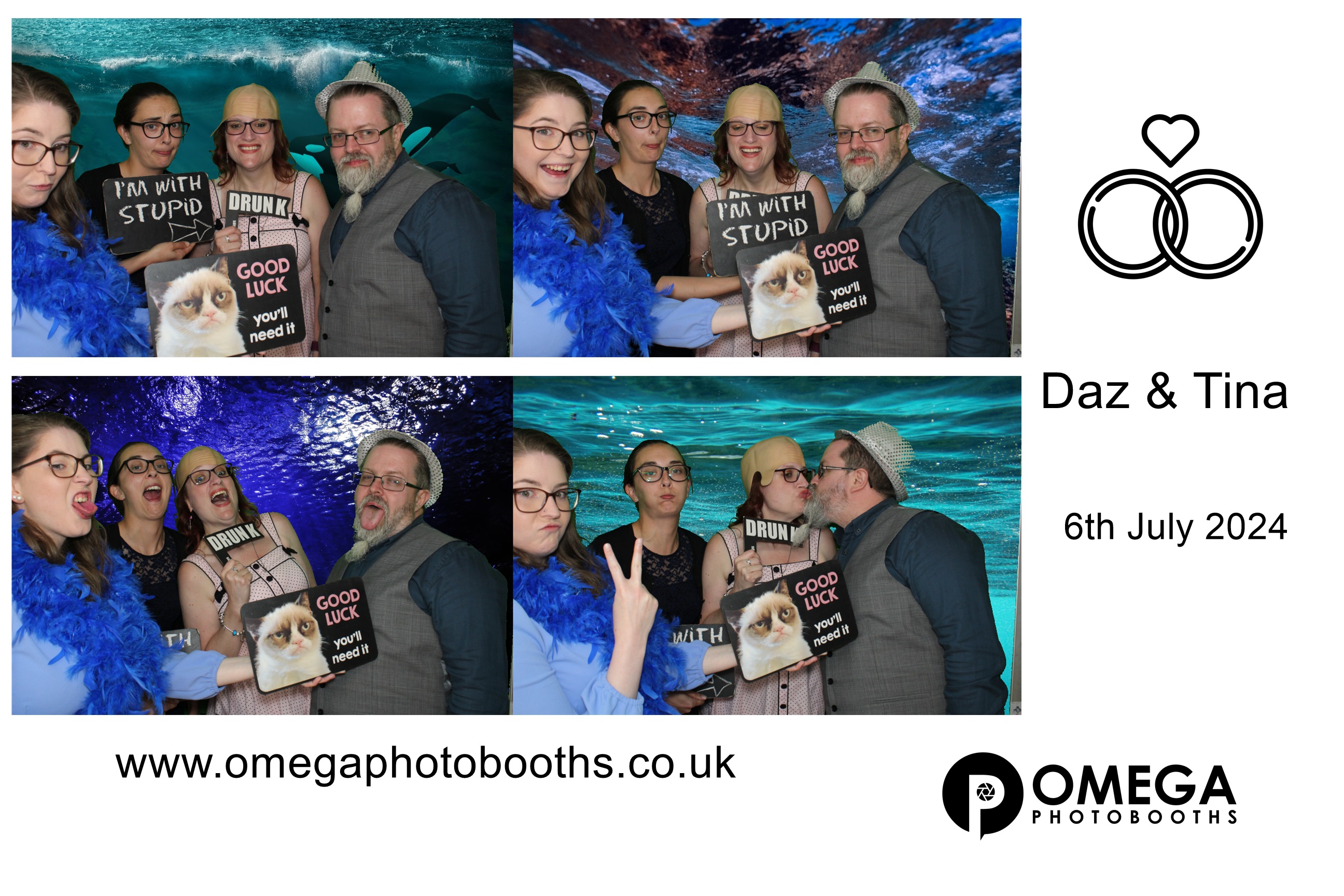 Daz & Tina's Wedding | View more photos from the event at gallery.omegaphotobooths.co.uk/u/Omega-Photobooths/Daz-Tinas-Wedding