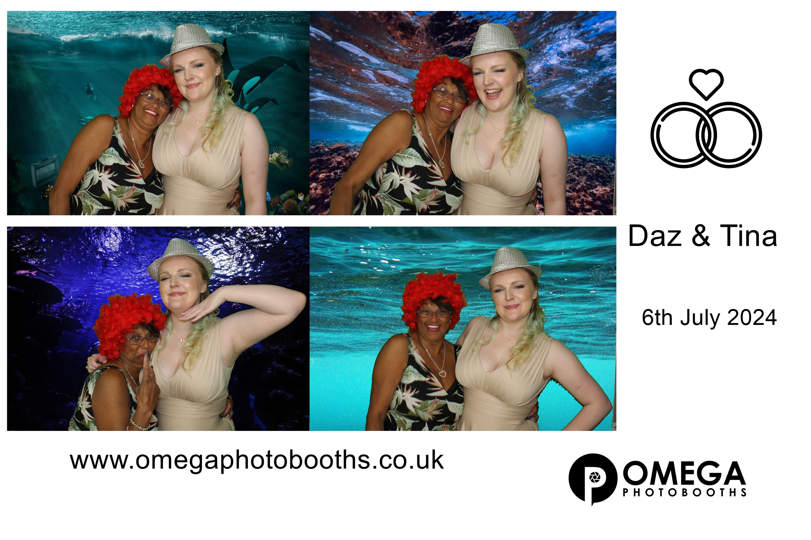 Daz & Tina's Wedding | View more photos from the event at gallery.omegaphotobooths.co.uk/u/Omega-Photobooths/Daz-Tinas-Wedding