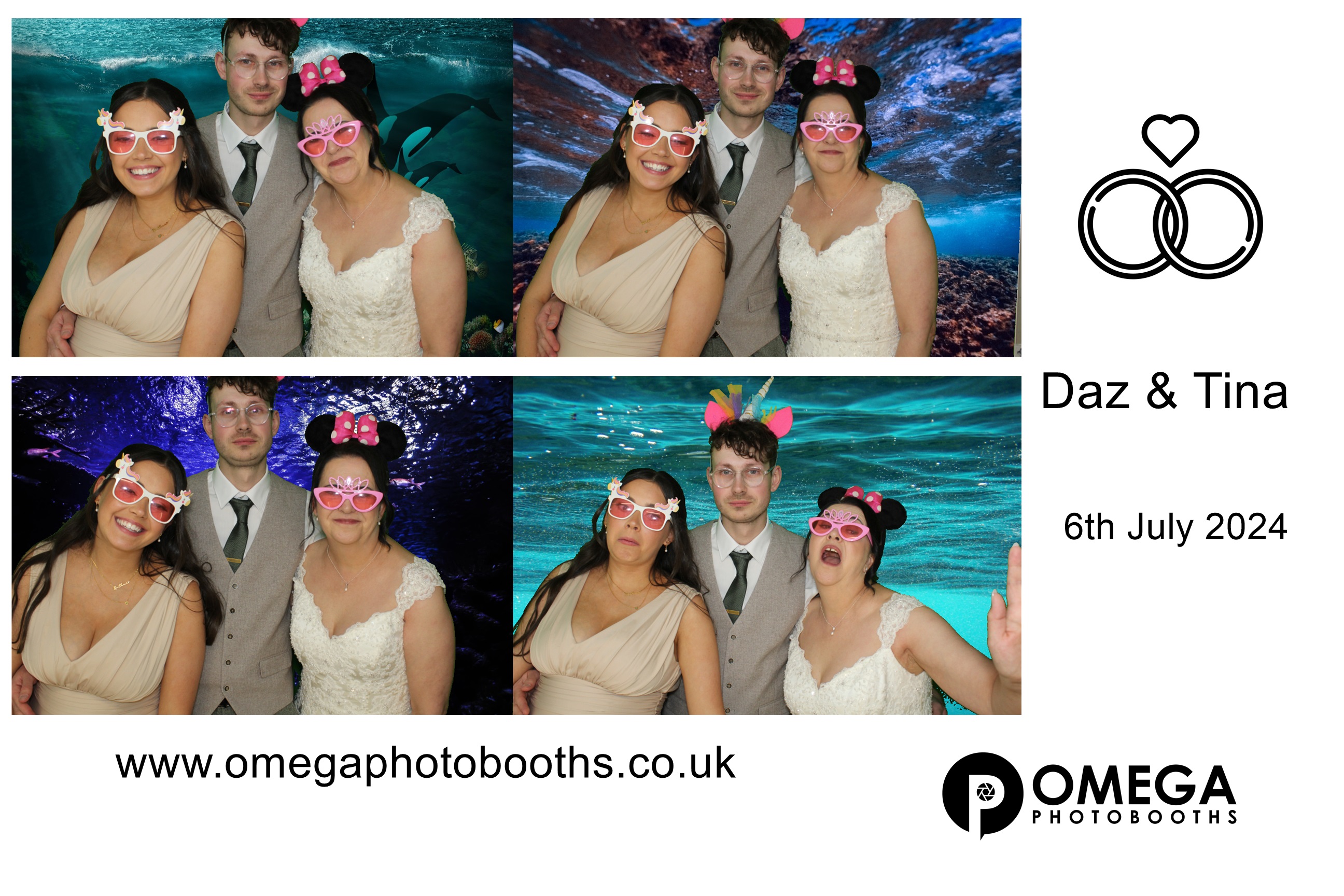 Daz & Tina's Wedding | View more photos from the event at gallery.omegaphotobooths.co.uk/u/Omega-Photobooths/Daz-Tinas-Wedding