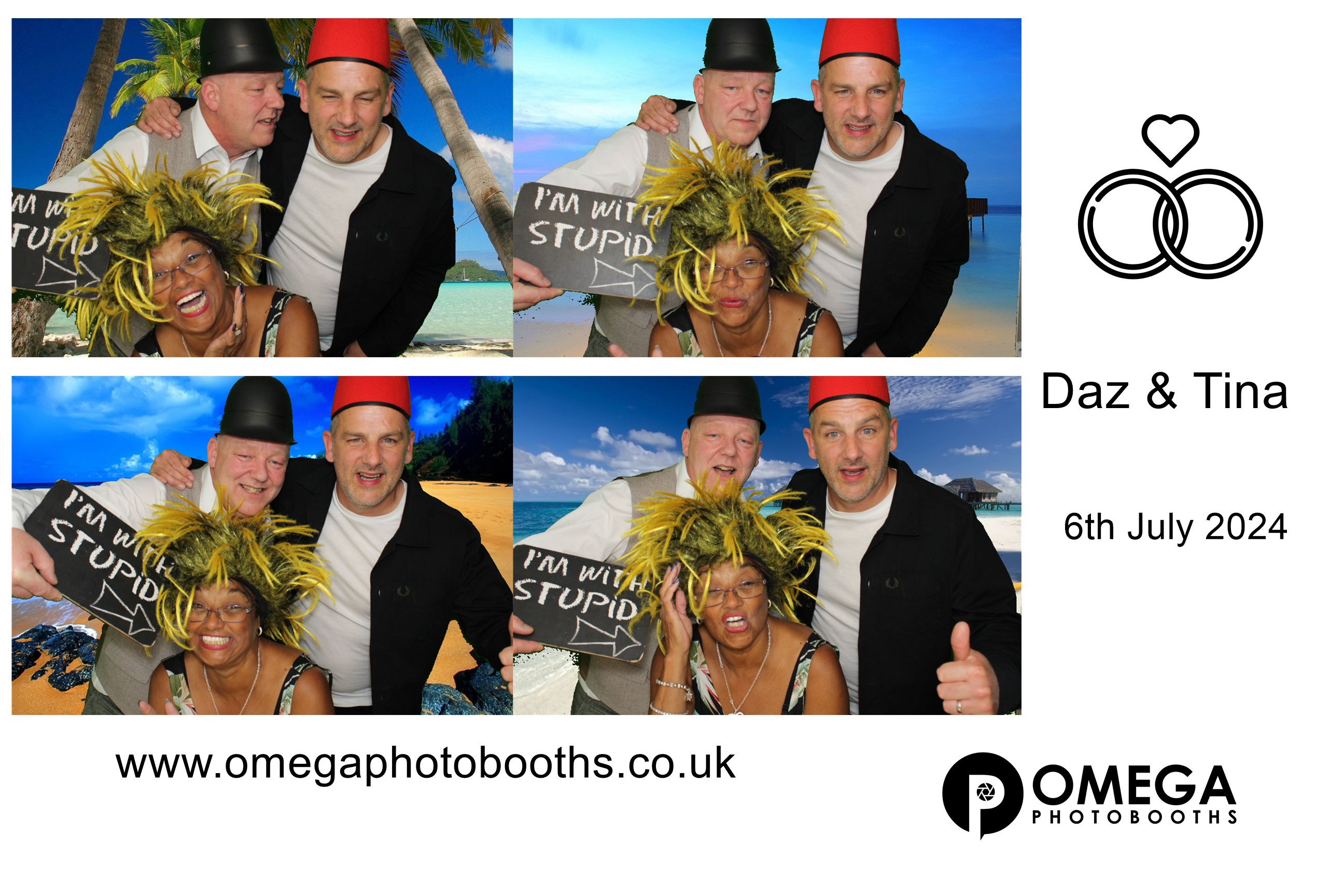 Daz & Tina's Wedding | View more photos from the event at gallery.omegaphotobooths.co.uk/u/Omega-Photobooths/Daz-Tinas-Wedding