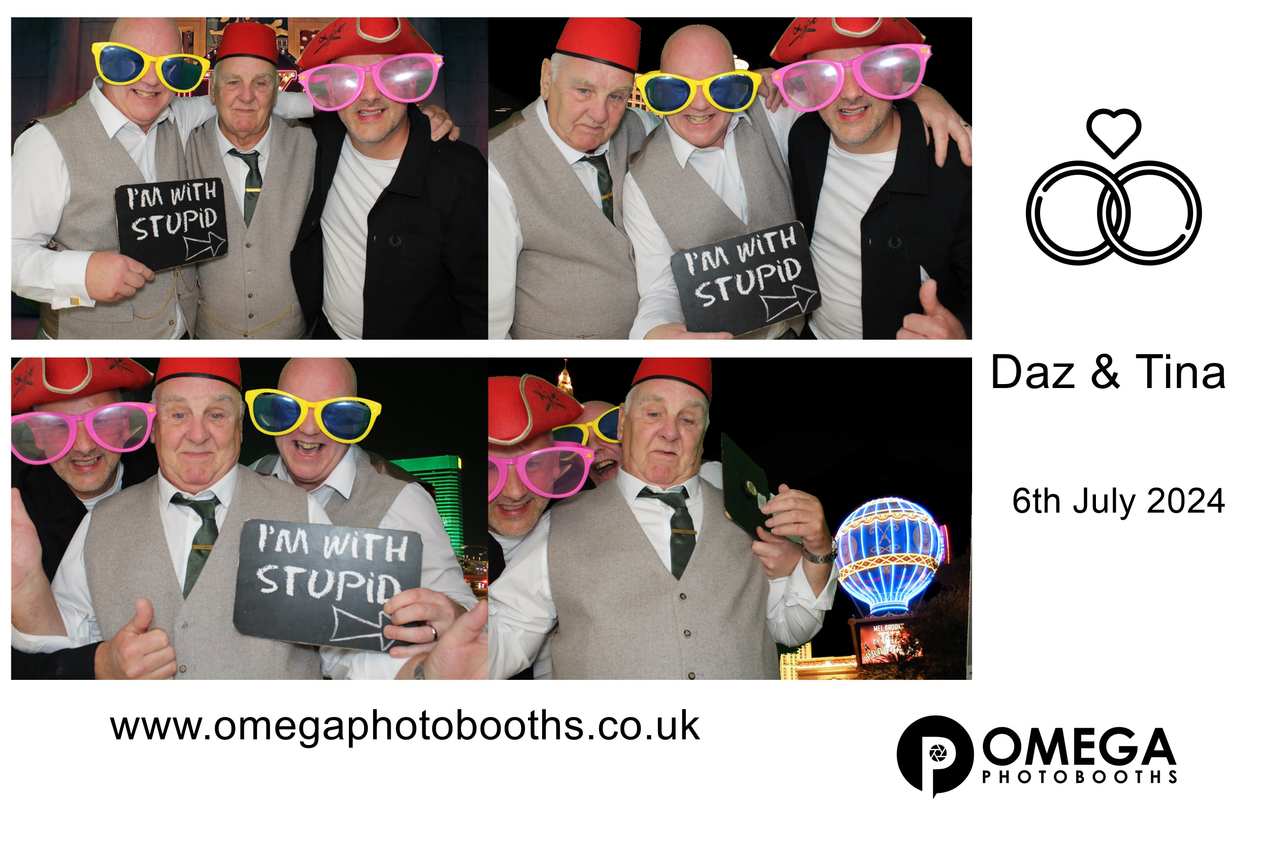 Daz & Tina's Wedding | View more photos from the event at gallery.omegaphotobooths.co.uk/u/Omega-Photobooths/Daz-Tinas-Wedding