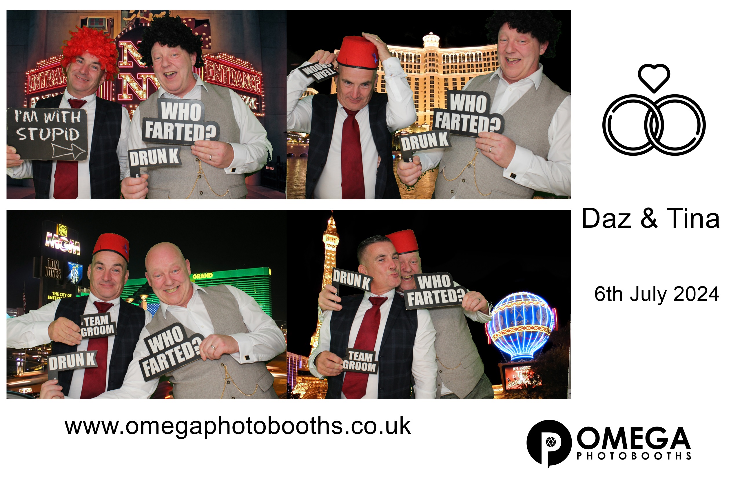 Daz & Tina's Wedding | View more photos from the event at gallery.omegaphotobooths.co.uk/u/Omega-Photobooths/Daz-Tinas-Wedding