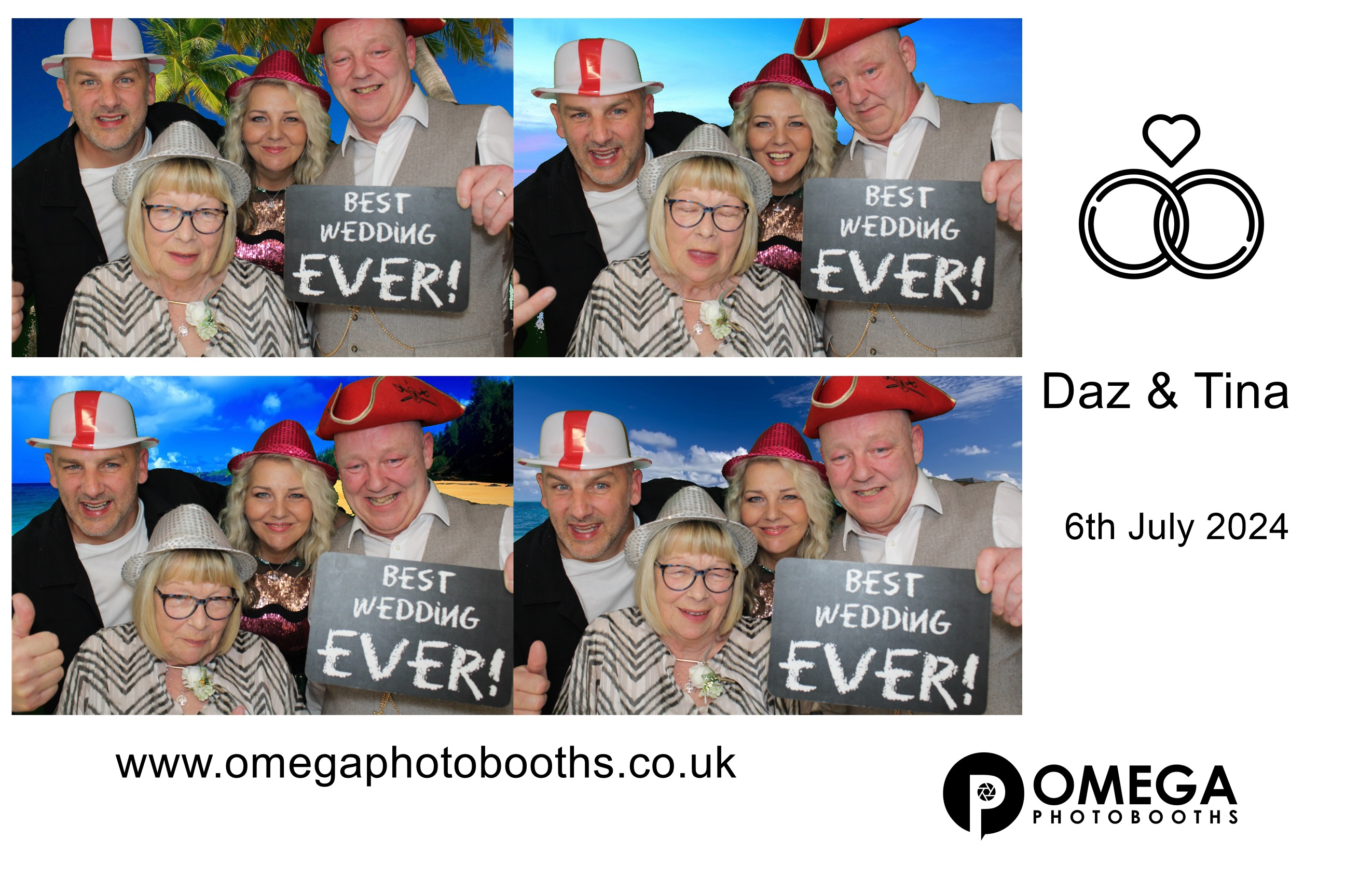 Daz & Tina's Wedding | View more photos from the event at gallery.omegaphotobooths.co.uk/u/Omega-Photobooths/Daz-Tinas-Wedding
