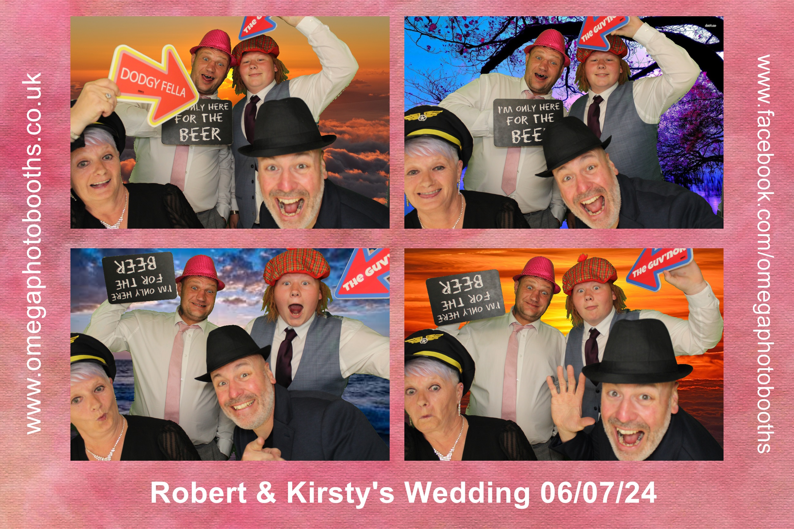 Robert & Kirsty's Wedding | View more photos from the event at gallery.omegaphotobooths.co.uk/u/Omega-Photobooths/Robert-Kirstys-Wedding