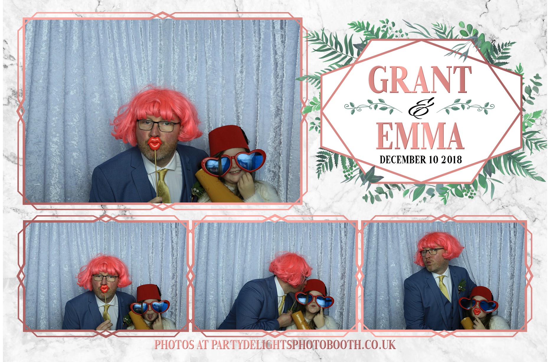 Grant & Emma's Wedding - Prints | View more photos from the event at gallery.partydelightsphotobooth.co.uk/u/PartyDelightsPhotoBooth/Grant-Emmas-Wedding-Prints