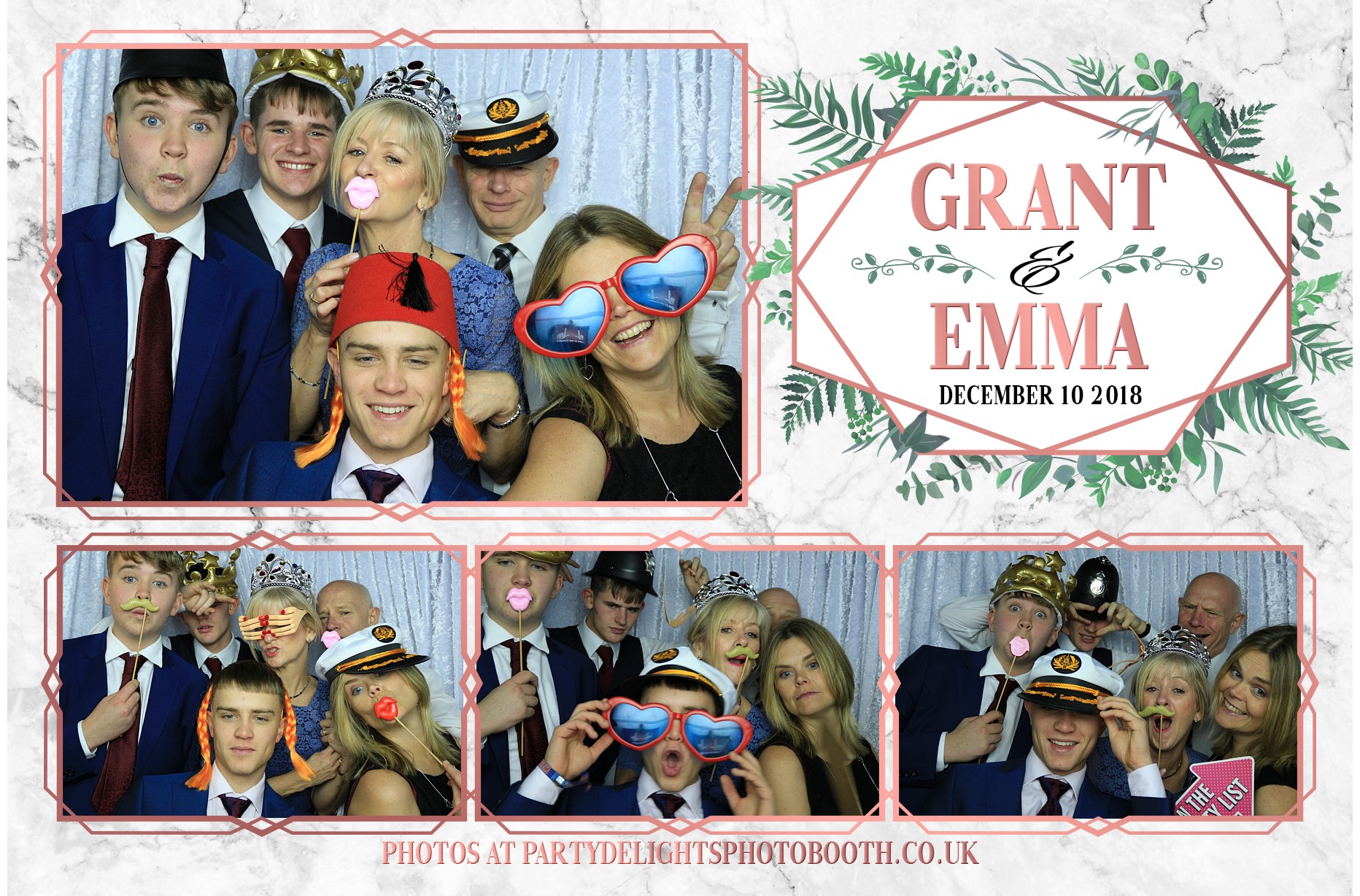 Grant & Emma's Wedding - Prints | View more photos from the event at gallery.partydelightsphotobooth.co.uk/u/PartyDelightsPhotoBooth/Grant-Emmas-Wedding-Prints