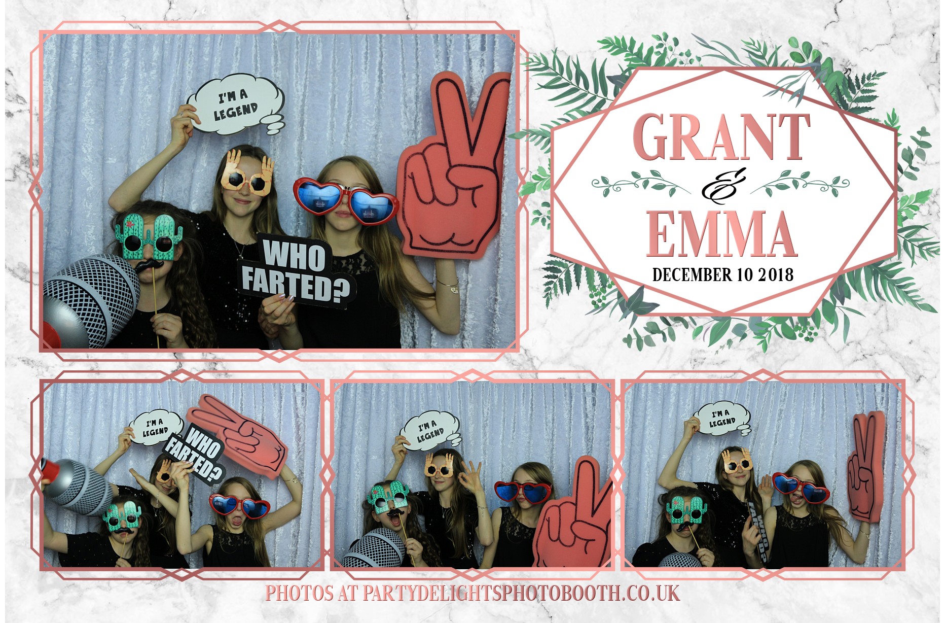 Grant & Emma's Wedding - Prints | View more photos from the event at gallery.partydelightsphotobooth.co.uk/u/PartyDelightsPhotoBooth/Grant-Emmas-Wedding-Prints