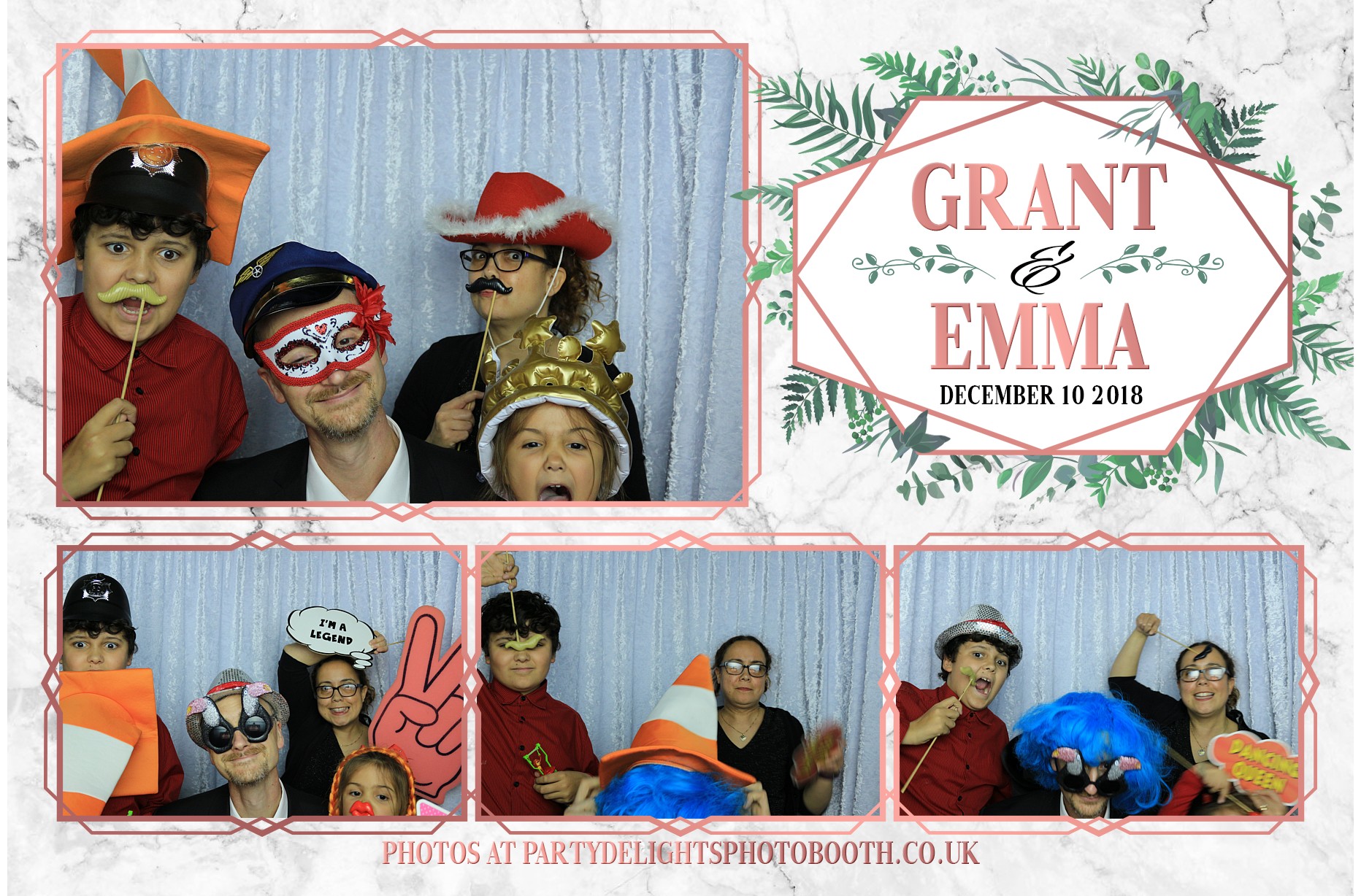 Grant & Emma's Wedding - Prints | View more photos from the event at gallery.partydelightsphotobooth.co.uk/u/PartyDelightsPhotoBooth/Grant-Emmas-Wedding-Prints