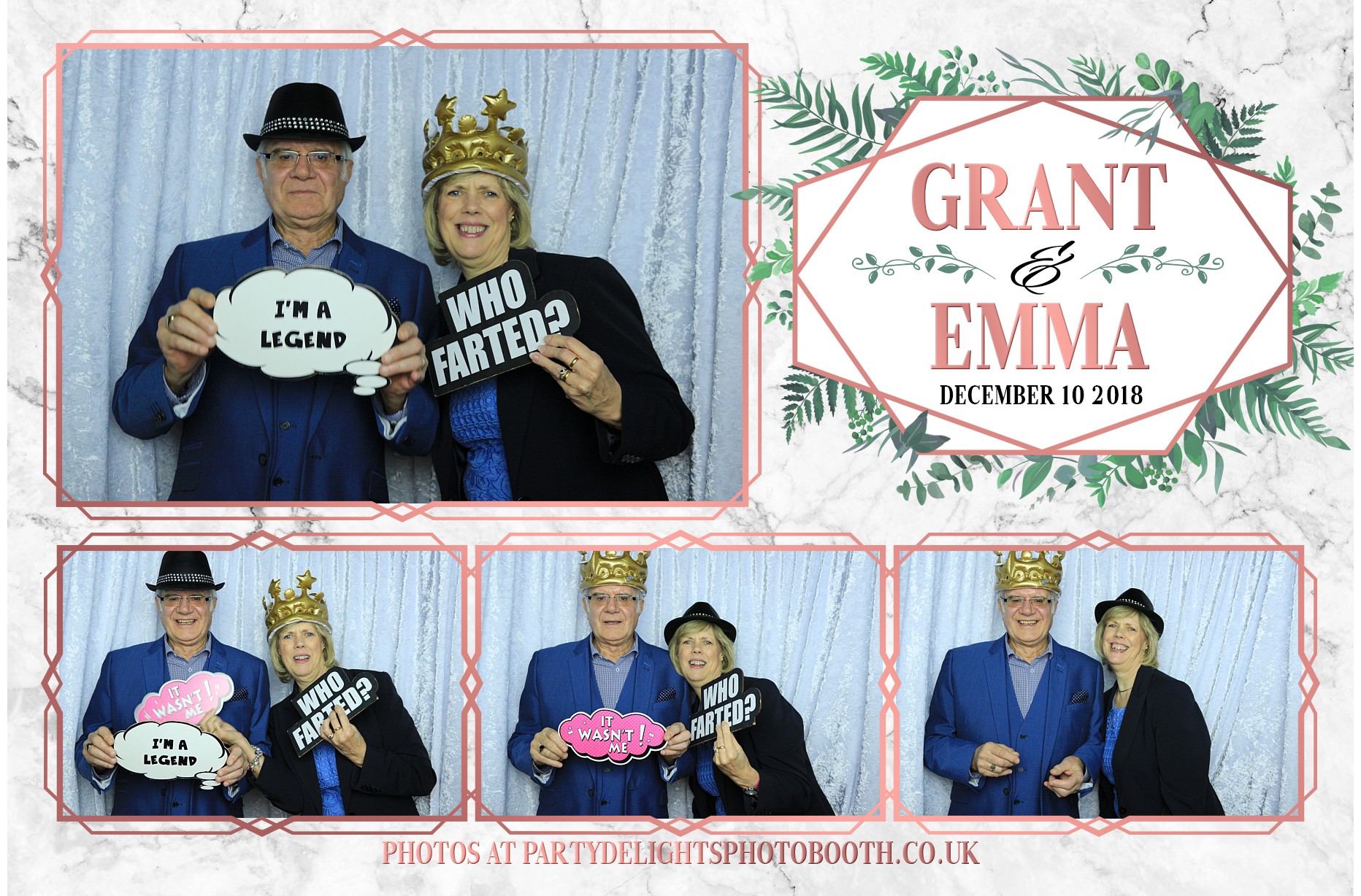Grant & Emma's Wedding - Prints | View more photos from the event at gallery.partydelightsphotobooth.co.uk/u/PartyDelightsPhotoBooth/Grant-Emmas-Wedding-Prints