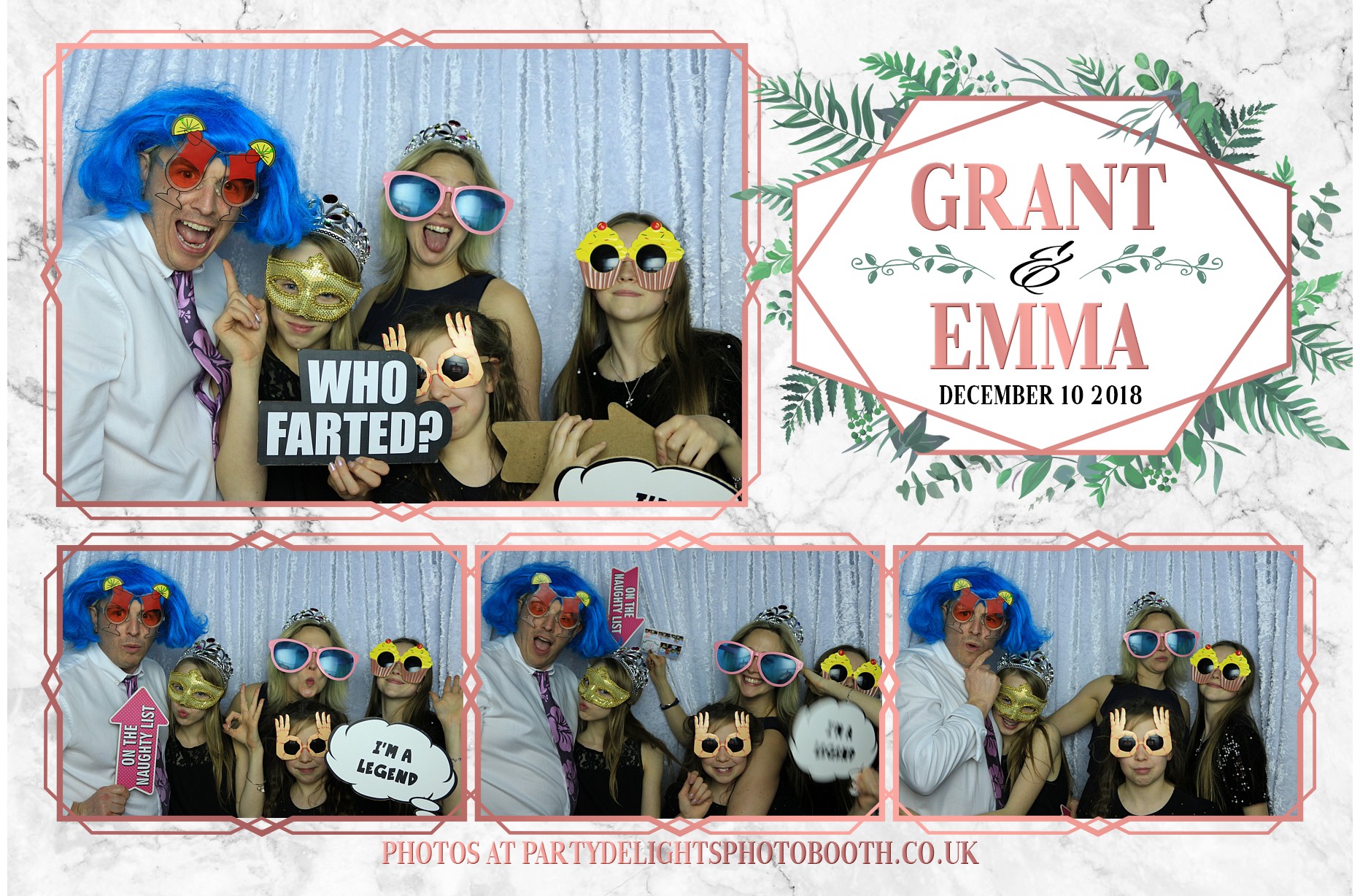 Grant & Emma's Wedding - Prints | View more photos from the event at gallery.partydelightsphotobooth.co.uk/u/PartyDelightsPhotoBooth/Grant-Emmas-Wedding-Prints
