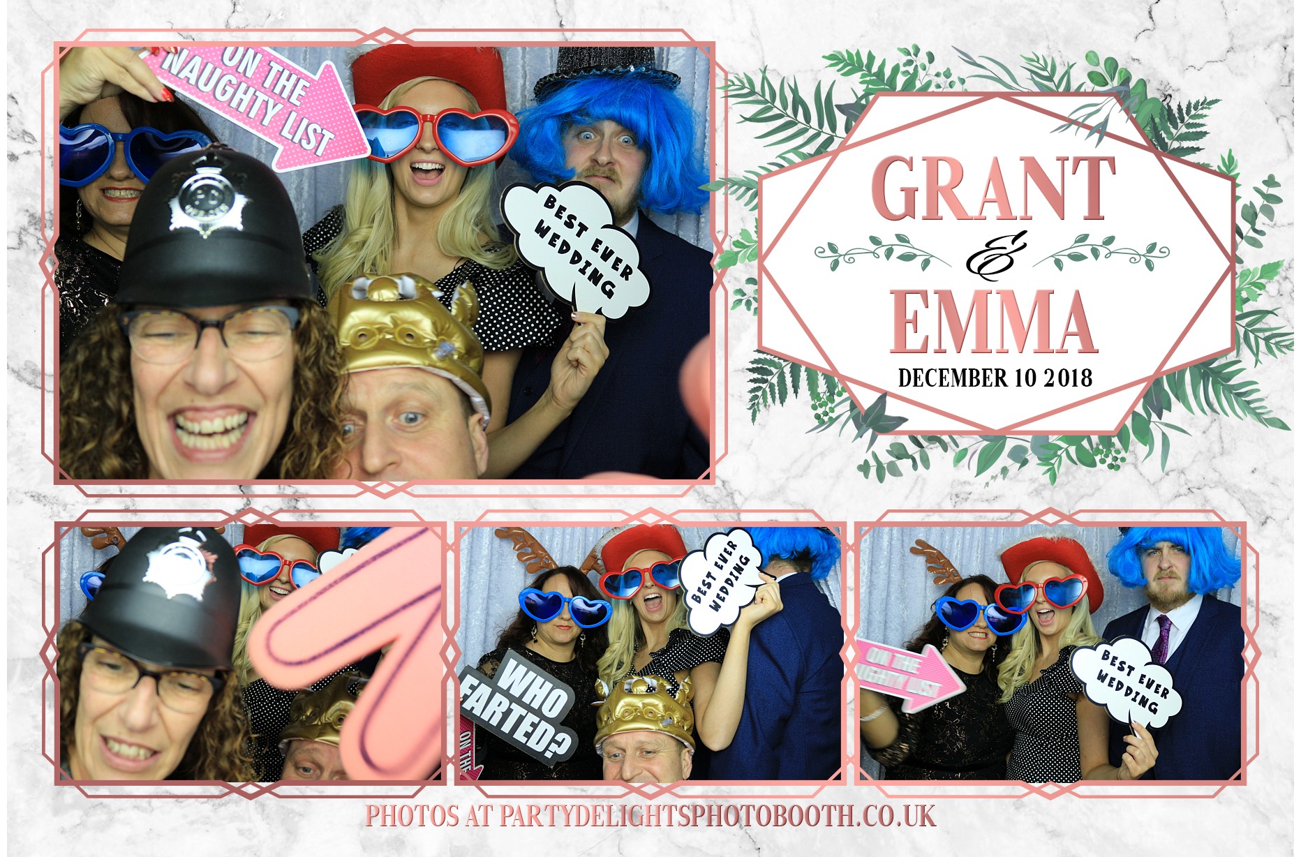 Grant & Emma's Wedding - Prints | View more photos from the event at gallery.partydelightsphotobooth.co.uk/u/PartyDelightsPhotoBooth/Grant-Emmas-Wedding-Prints