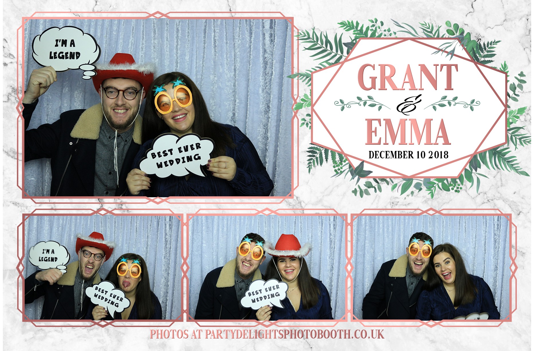 Grant & Emma's Wedding - Prints | View more photos from the event at gallery.partydelightsphotobooth.co.uk/u/PartyDelightsPhotoBooth/Grant-Emmas-Wedding-Prints
