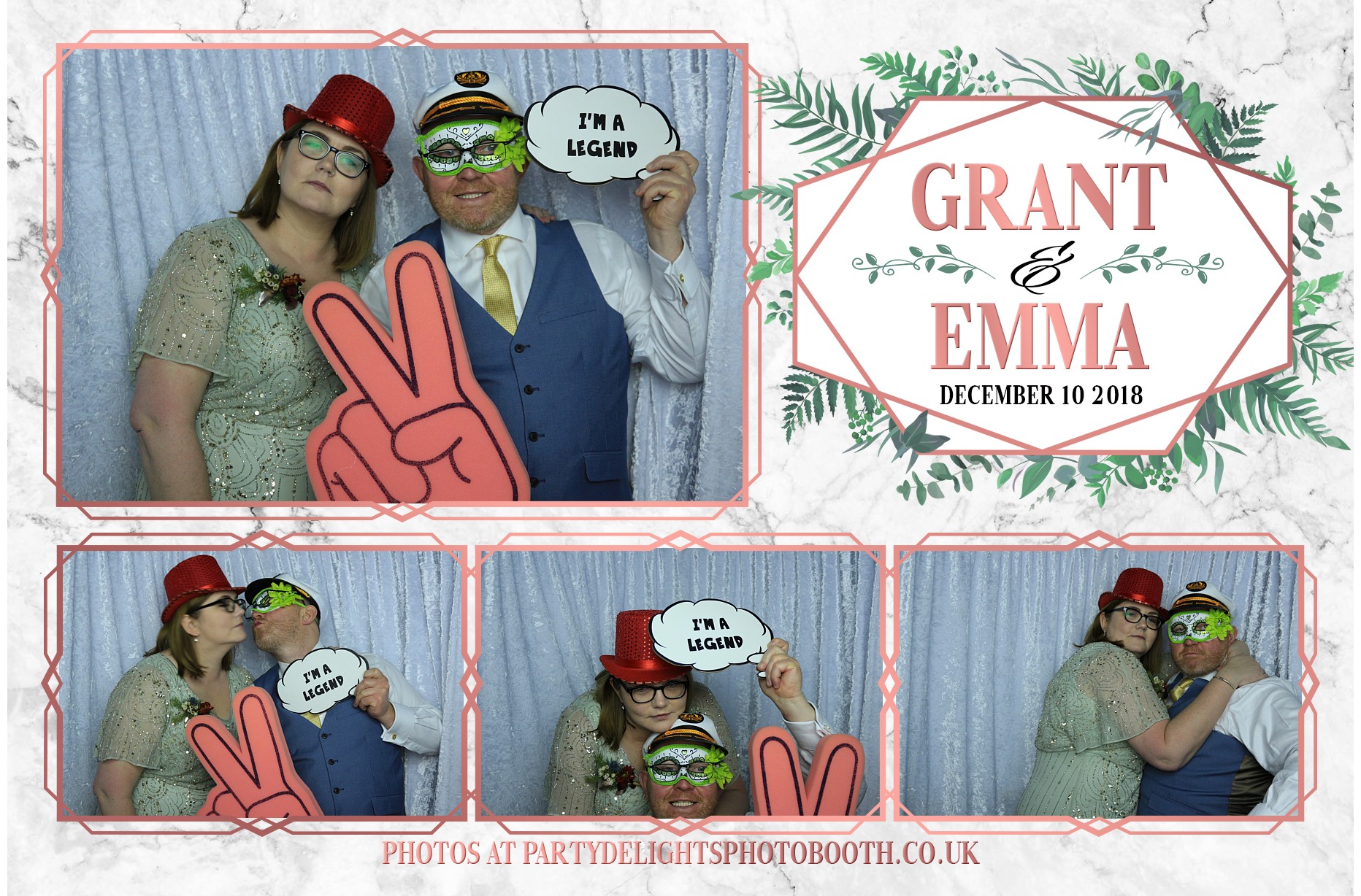 Grant & Emma's Wedding - Prints | View more photos from the event at gallery.partydelightsphotobooth.co.uk/u/PartyDelightsPhotoBooth/Grant-Emmas-Wedding-Prints