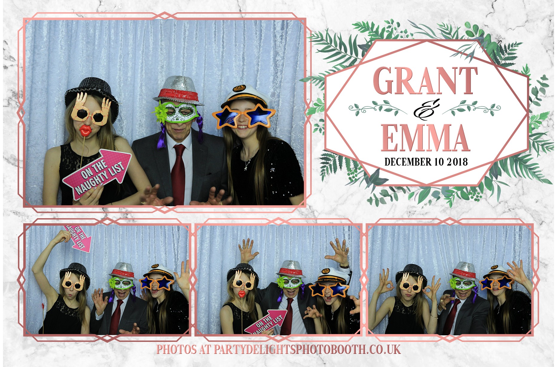 Grant & Emma's Wedding - Prints | View more photos from the event at gallery.partydelightsphotobooth.co.uk/u/PartyDelightsPhotoBooth/Grant-Emmas-Wedding-Prints
