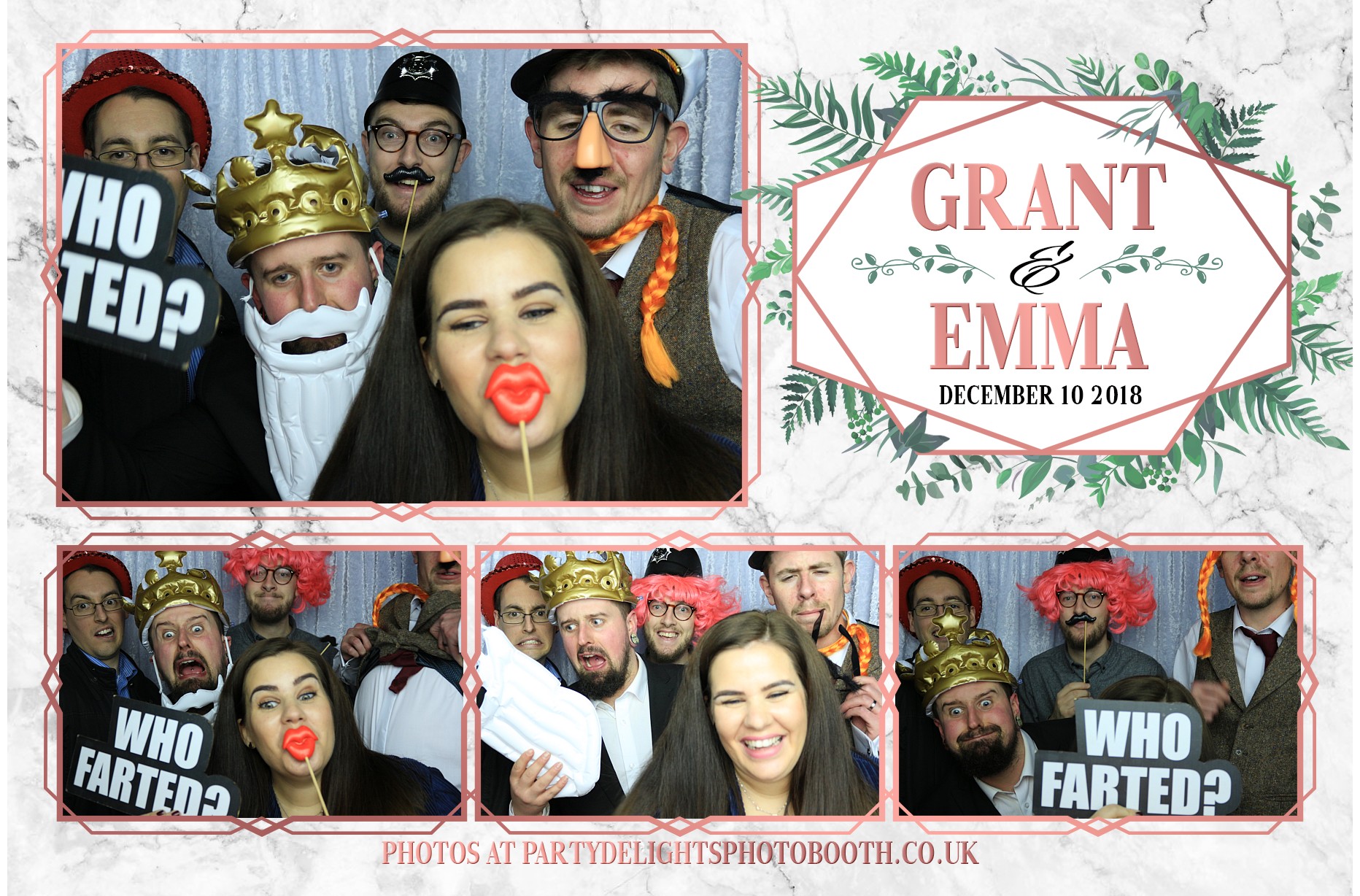 Grant & Emma's Wedding - Prints | View more photos from the event at gallery.partydelightsphotobooth.co.uk/u/PartyDelightsPhotoBooth/Grant-Emmas-Wedding-Prints