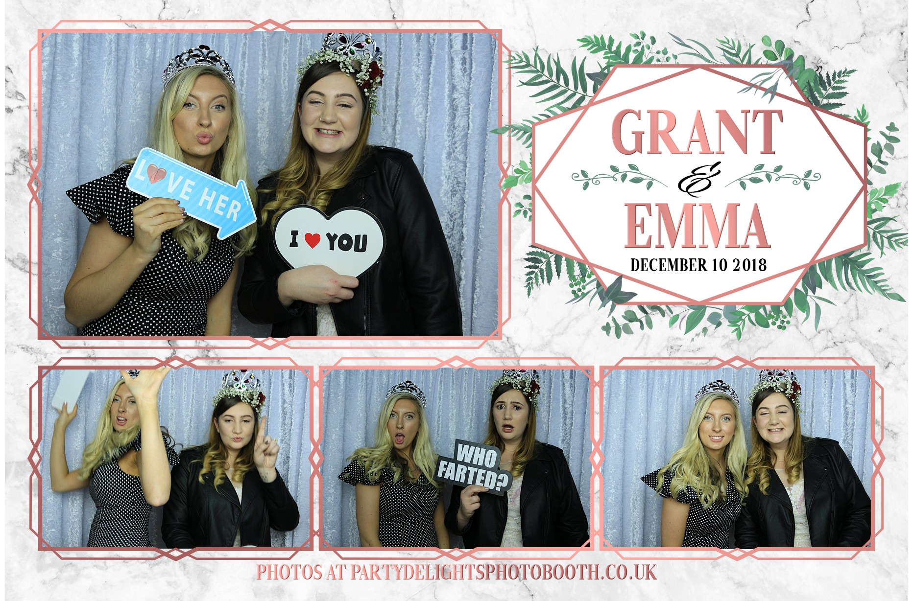 Grant & Emma's Wedding - Prints | View more photos from the event at gallery.partydelightsphotobooth.co.uk/u/PartyDelightsPhotoBooth/Grant-Emmas-Wedding-Prints