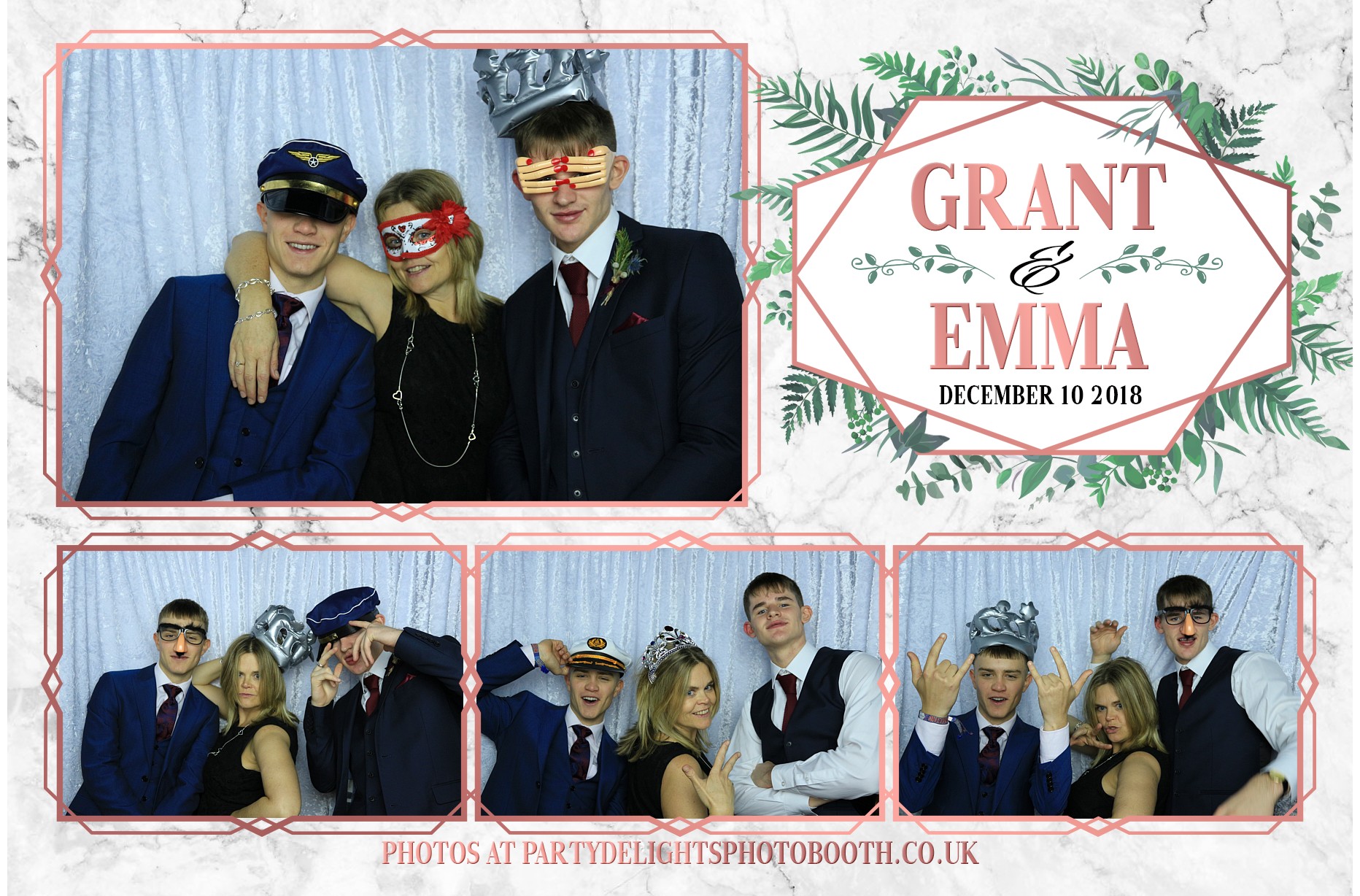 Grant & Emma's Wedding - Prints | View more photos from the event at gallery.partydelightsphotobooth.co.uk/u/PartyDelightsPhotoBooth/Grant-Emmas-Wedding-Prints