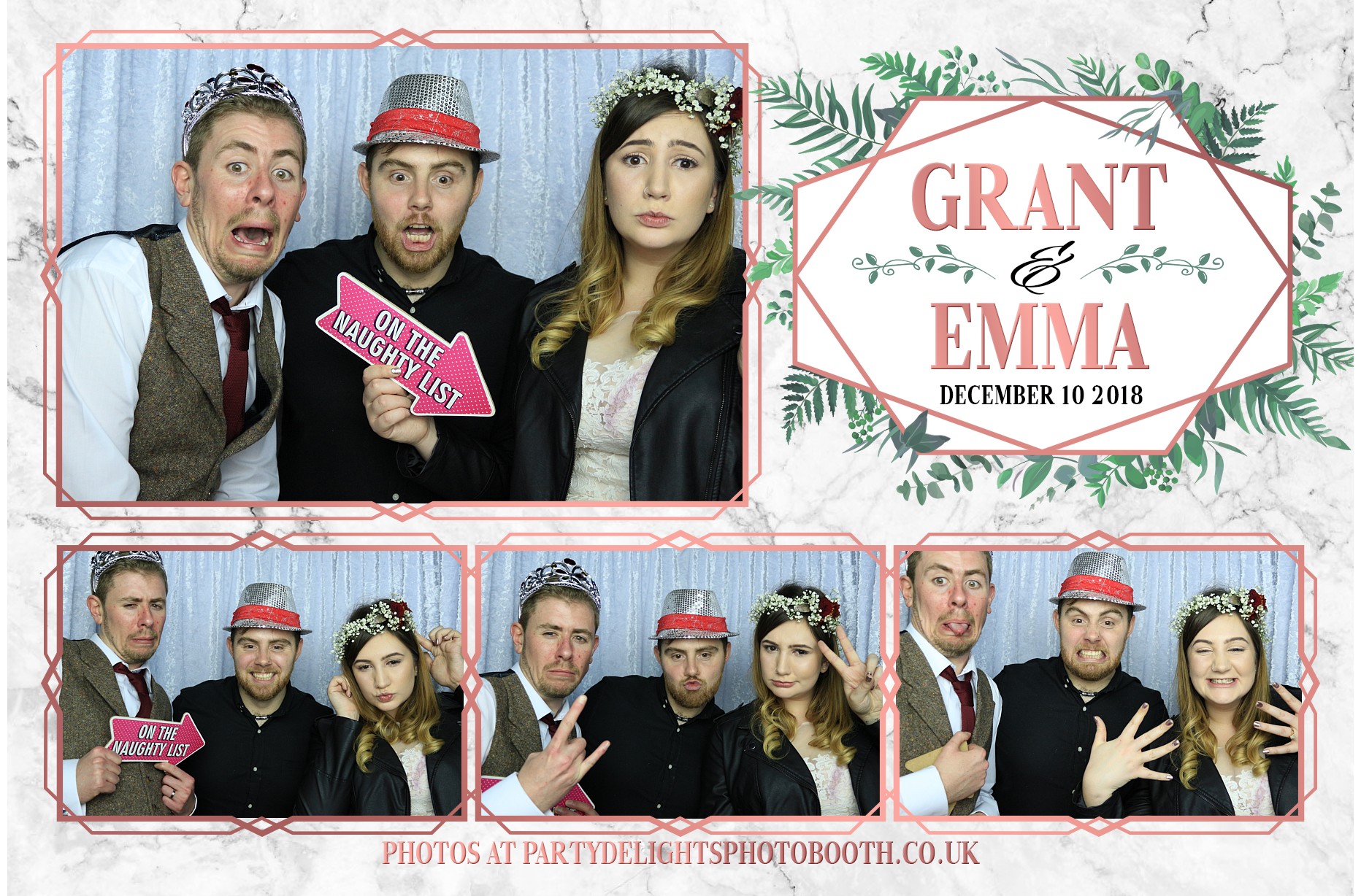 Grant & Emma's Wedding - Prints | View more photos from the event at gallery.partydelightsphotobooth.co.uk/u/PartyDelightsPhotoBooth/Grant-Emmas-Wedding-Prints