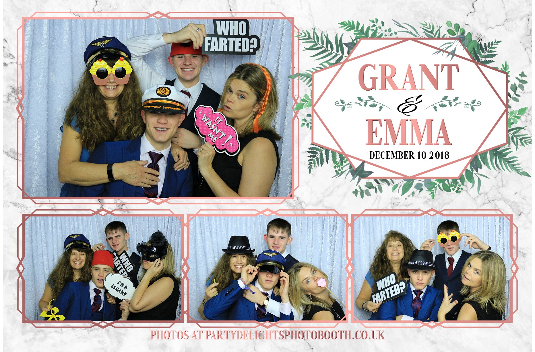 Grant & Emma's Wedding - Prints | View more photos from the event at gallery.partydelightsphotobooth.co.uk/u/PartyDelightsPhotoBooth/Grant-Emmas-Wedding-Prints