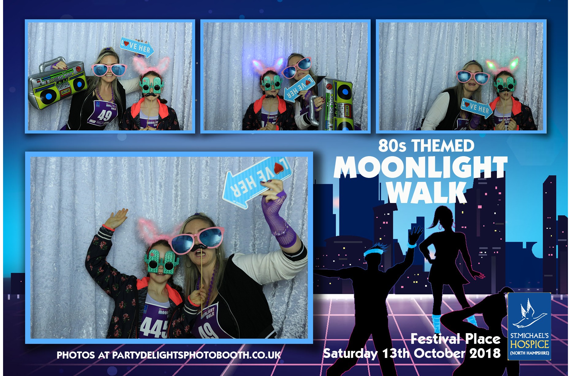 St.Michael's Hospice - Themed Moonlight Walk - Prints | View more photos from the event at gallery.partydelightsphotobooth.co.uk/u/PartyDelightsPhotoBooth/StMichaels-Hospice-Themed-Moonlight-Walk-Prints
