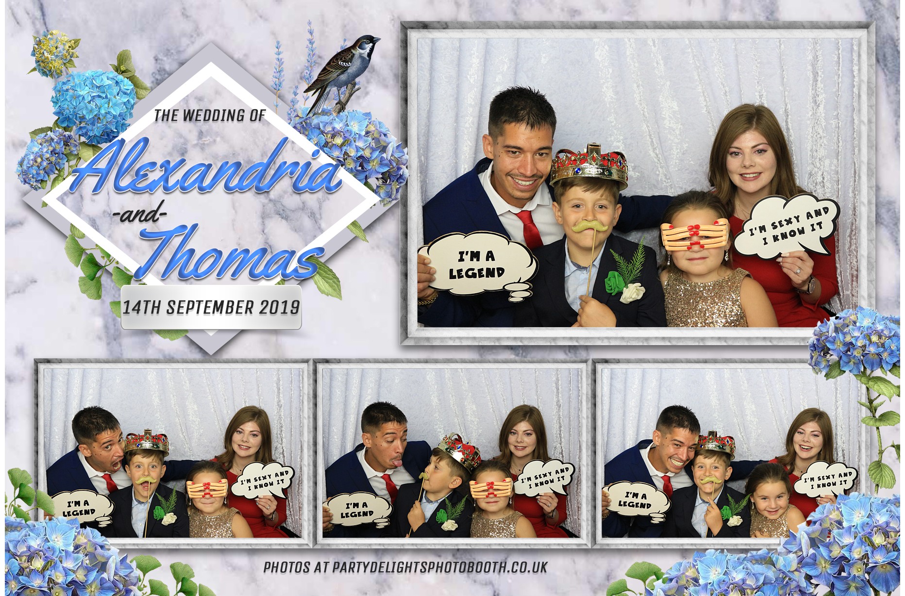 Alexandria & Thomas's Wedding - Prints | View more photos from the event at gallery.partydelightsphotobooth.co.uk/u/PartyDelightsPhotoBooth/Alexandria-Thomass-Wedding-Prints