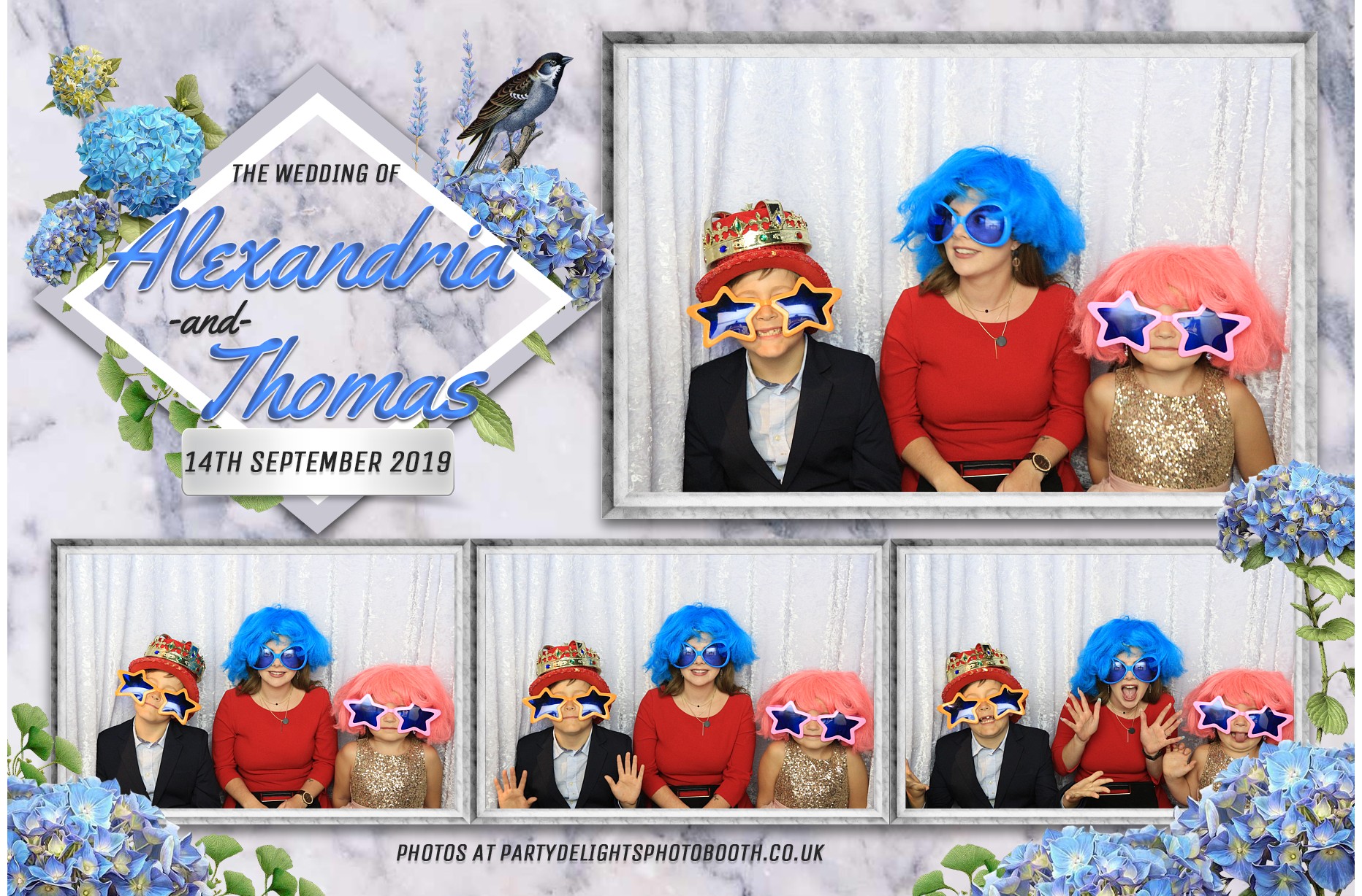 Alexandria & Thomas's Wedding - Prints | View more photos from the event at gallery.partydelightsphotobooth.co.uk/u/PartyDelightsPhotoBooth/Alexandria-Thomass-Wedding-Prints