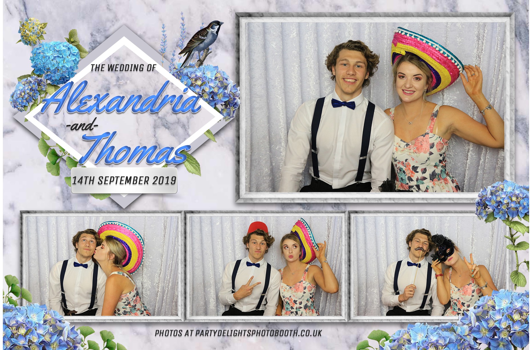Alexandria & Thomas's Wedding - Prints | View more photos from the event at gallery.partydelightsphotobooth.co.uk/u/PartyDelightsPhotoBooth/Alexandria-Thomass-Wedding-Prints