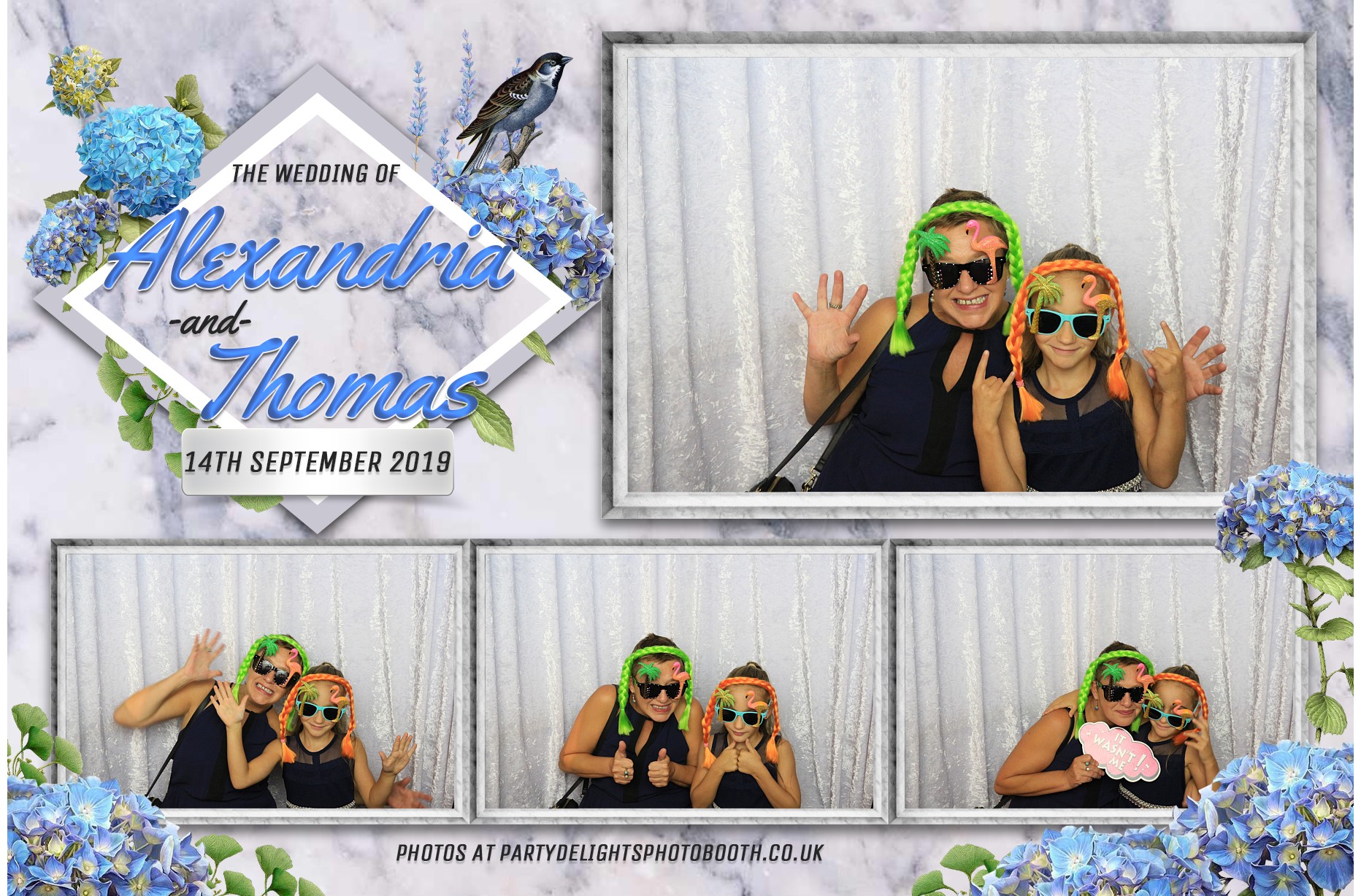 Alexandria & Thomas's Wedding - Prints | View more photos from the event at gallery.partydelightsphotobooth.co.uk/u/PartyDelightsPhotoBooth/Alexandria-Thomass-Wedding-Prints