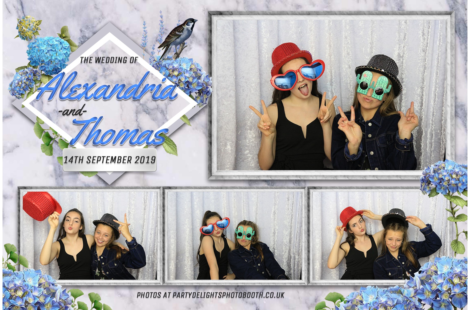 Alexandria & Thomas's Wedding - Prints | View more photos from the event at gallery.partydelightsphotobooth.co.uk/u/PartyDelightsPhotoBooth/Alexandria-Thomass-Wedding-Prints