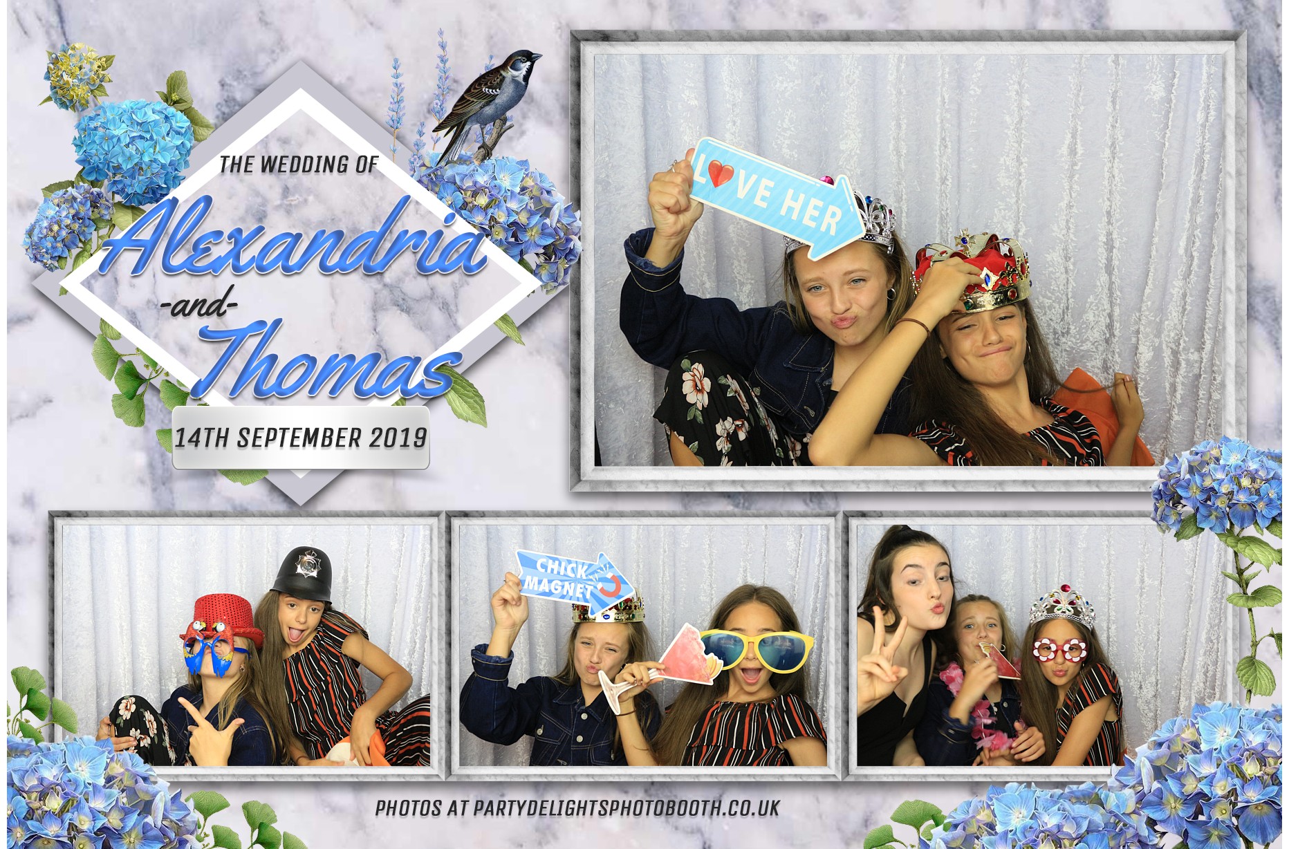 Alexandria & Thomas's Wedding - Prints | View more photos from the event at gallery.partydelightsphotobooth.co.uk/u/PartyDelightsPhotoBooth/Alexandria-Thomass-Wedding-Prints