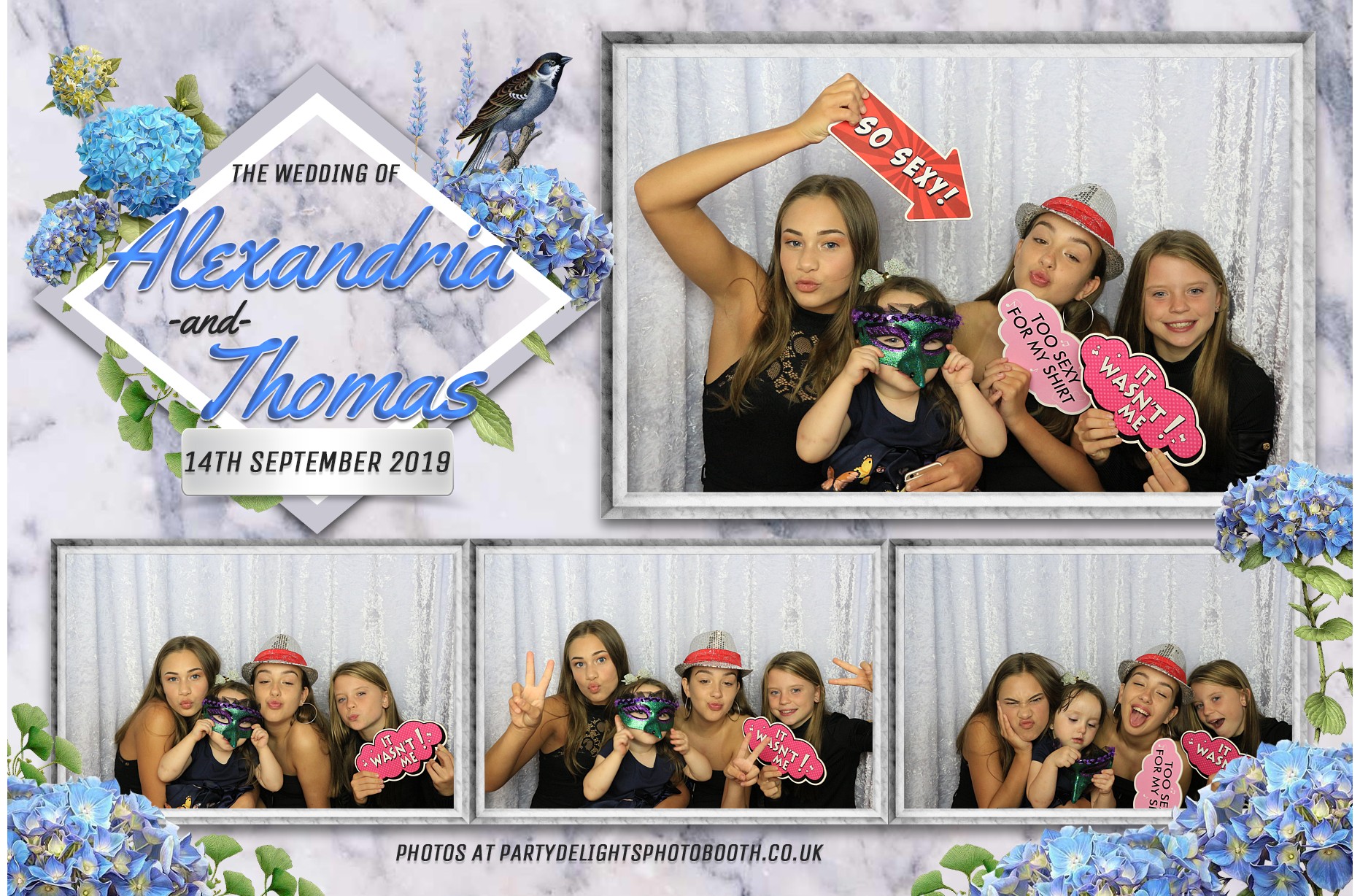 Alexandria & Thomas's Wedding - Prints | View more photos from the event at gallery.partydelightsphotobooth.co.uk/u/PartyDelightsPhotoBooth/Alexandria-Thomass-Wedding-Prints