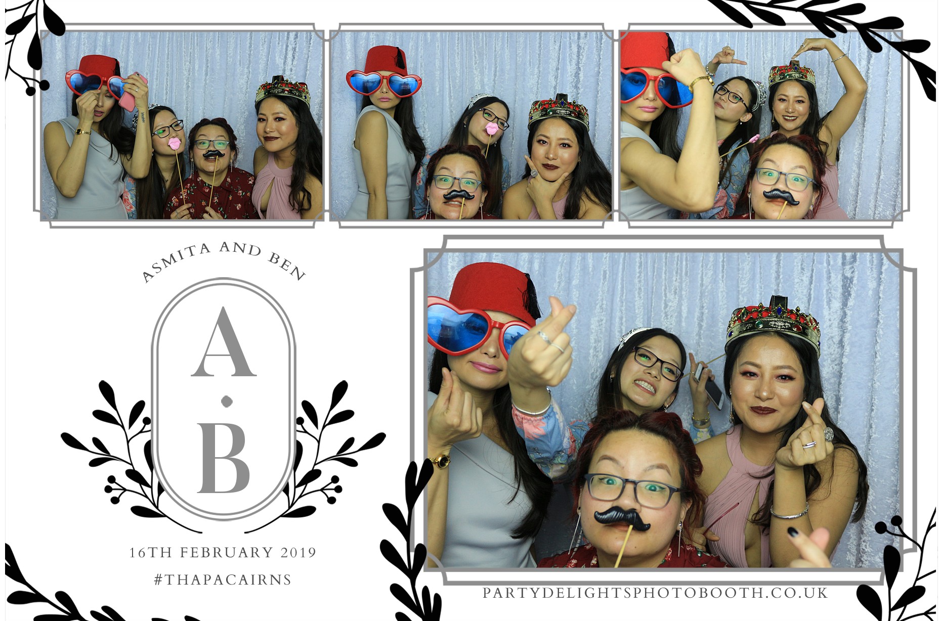 Ben's and Asmita's Wedding - Prints | View more photos from the event at gallery.partydelightsphotobooth.co.uk/u/PartyDelightsPhotoBooth/Bens-and-Asmitas-Wedding-Prints
