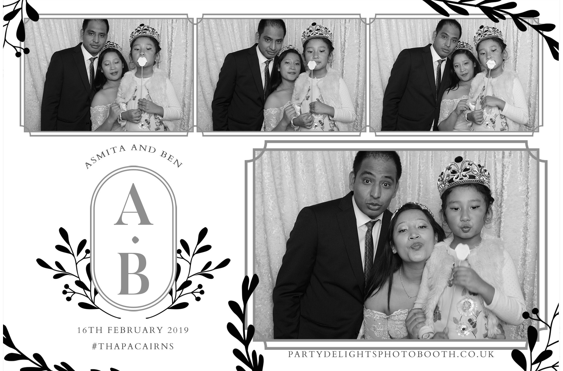 Ben's and Asmita's Wedding - Prints | View more photos from the event at gallery.partydelightsphotobooth.co.uk/u/PartyDelightsPhotoBooth/Bens-and-Asmitas-Wedding-Prints