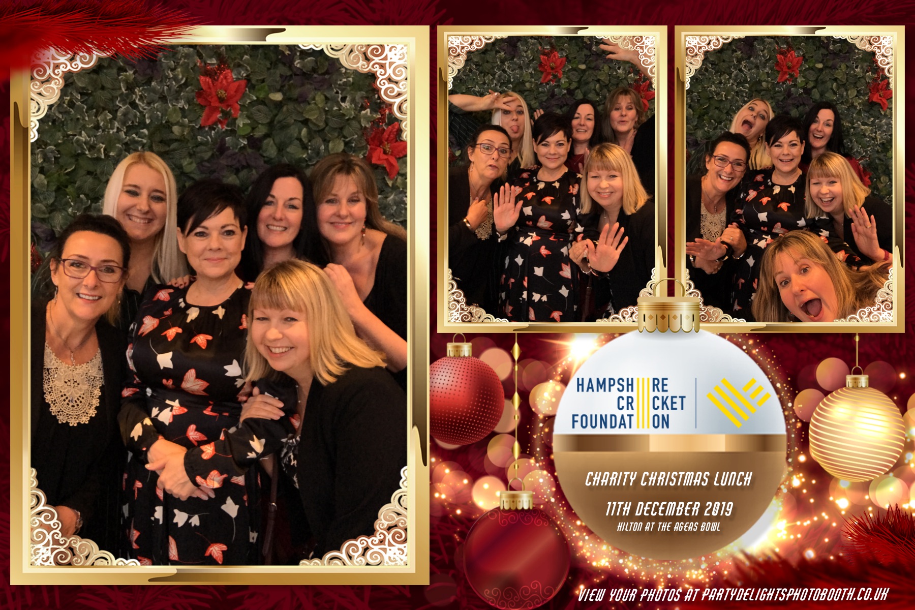 Charity Christmas Lunch in aid of the Hampshire Cricket Foundation - Prints & Boomerangs | View more photos from the event at gallery.partydelightsphotobooth.co.uk/u/PartyDelightsPhotoBooth/Charity-Christmas-Lunch-in-aid-of-the-Hampshire-Cricket-Foundation-Prints