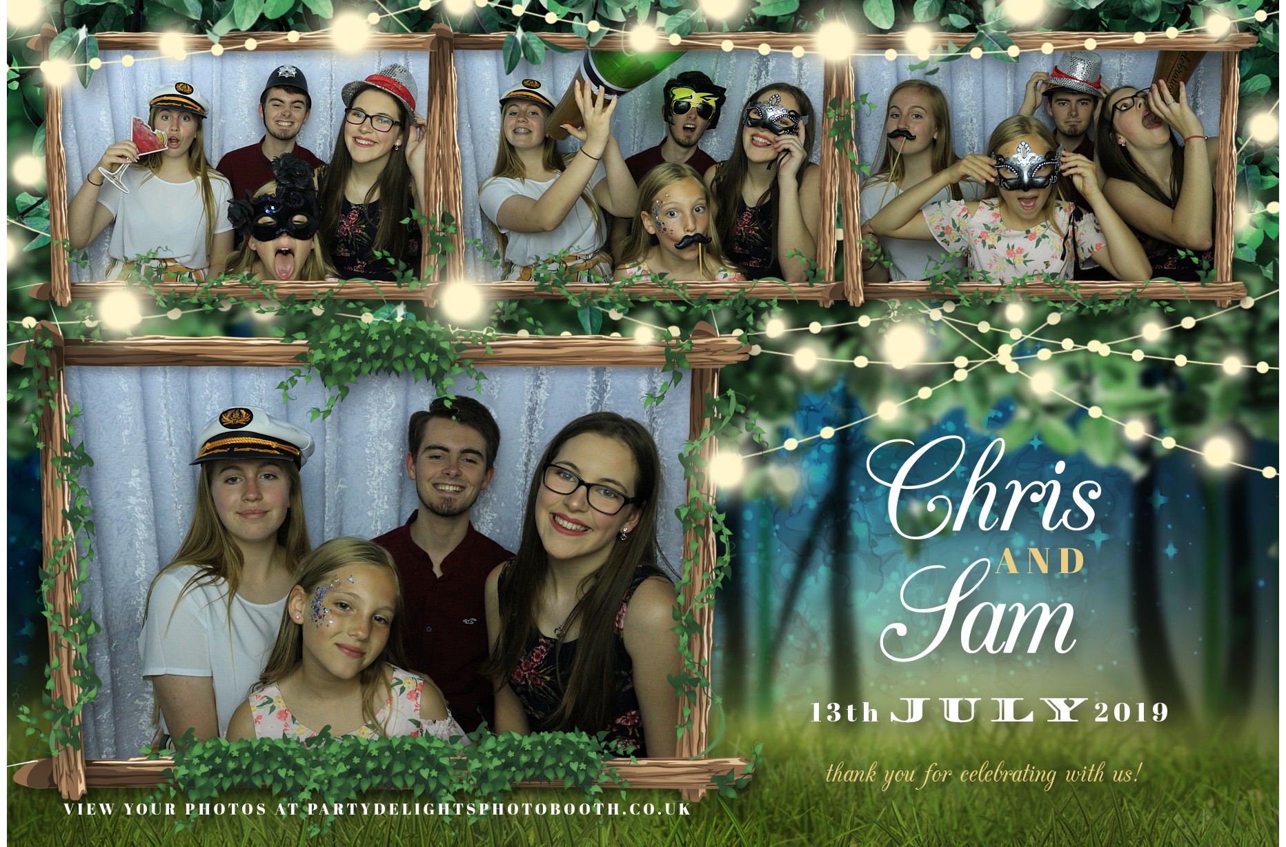 Chris & Sam’s Wedding - Prints | View more photos from the event at gallery.partydelightsphotobooth.co.uk/u/PartyDelightsPhotoBooth/Chris-Sam’s-Wedding-Prints