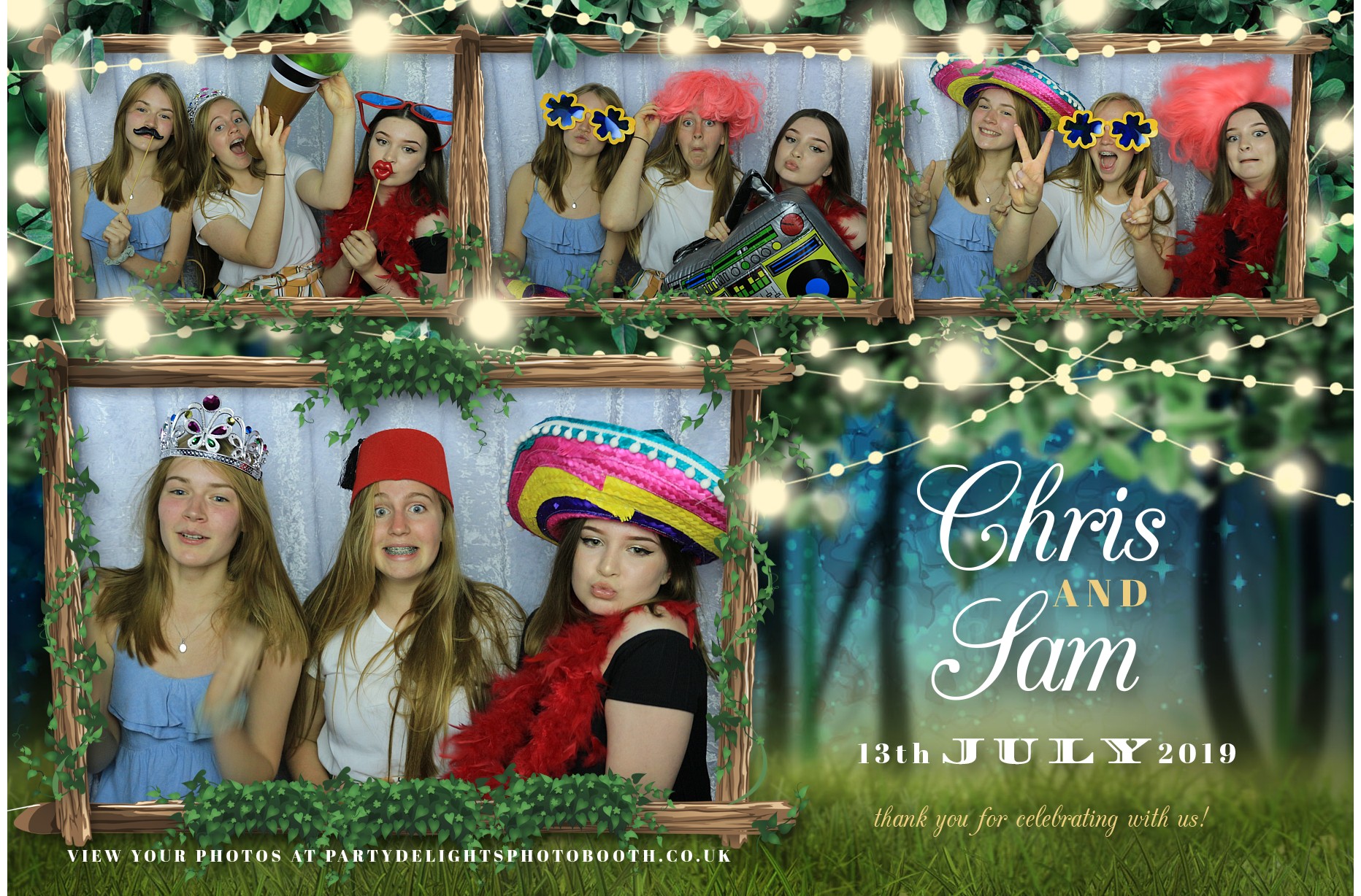 Chris & Sam’s Wedding - Prints | View more photos from the event at gallery.partydelightsphotobooth.co.uk/u/PartyDelightsPhotoBooth/Chris-Sam’s-Wedding-Prints